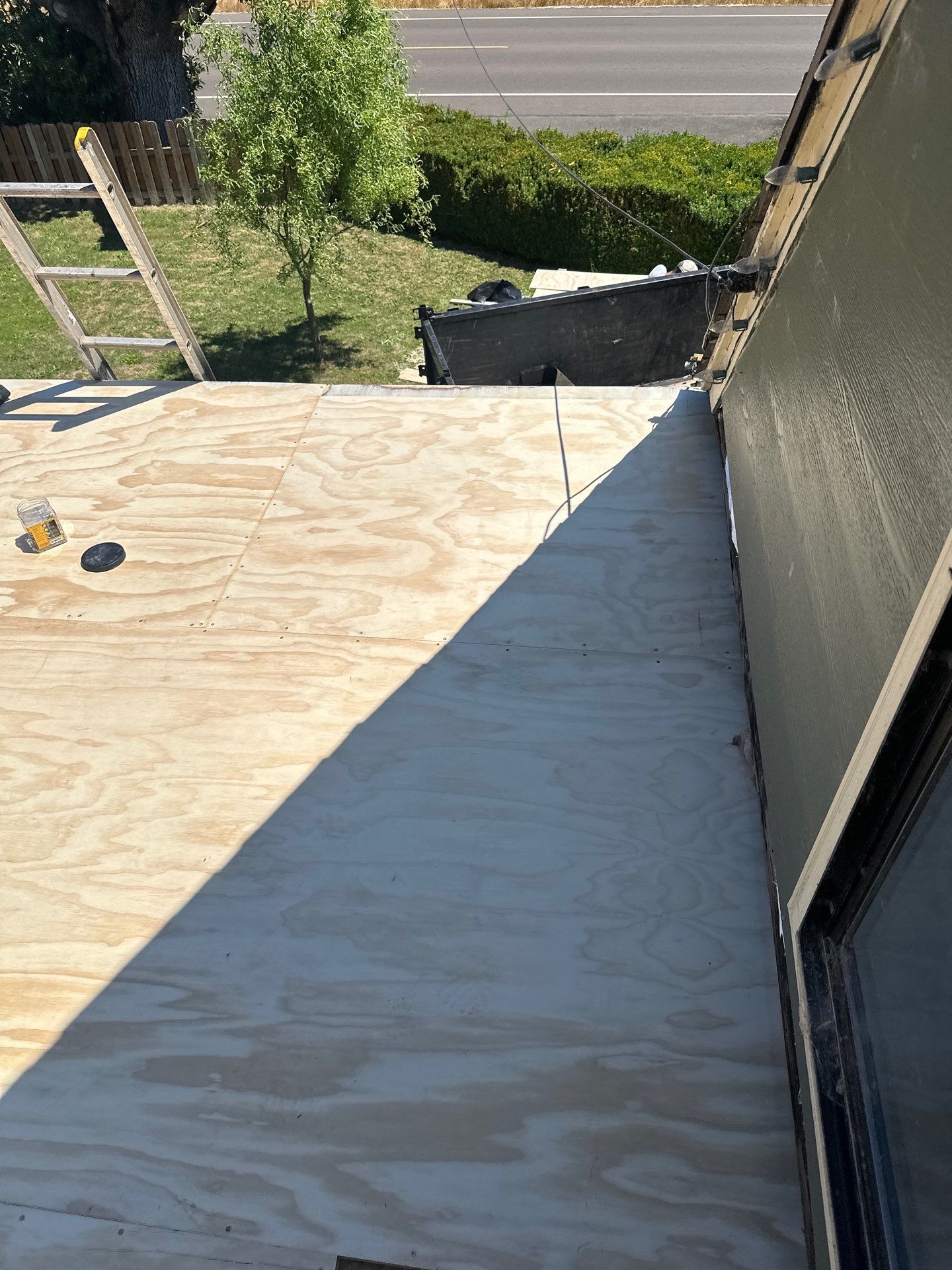Dec-Tec Walkable Membrane using Dec-Tec (Color: Bronze) by Orezona Building & Roofing Company, Inc.