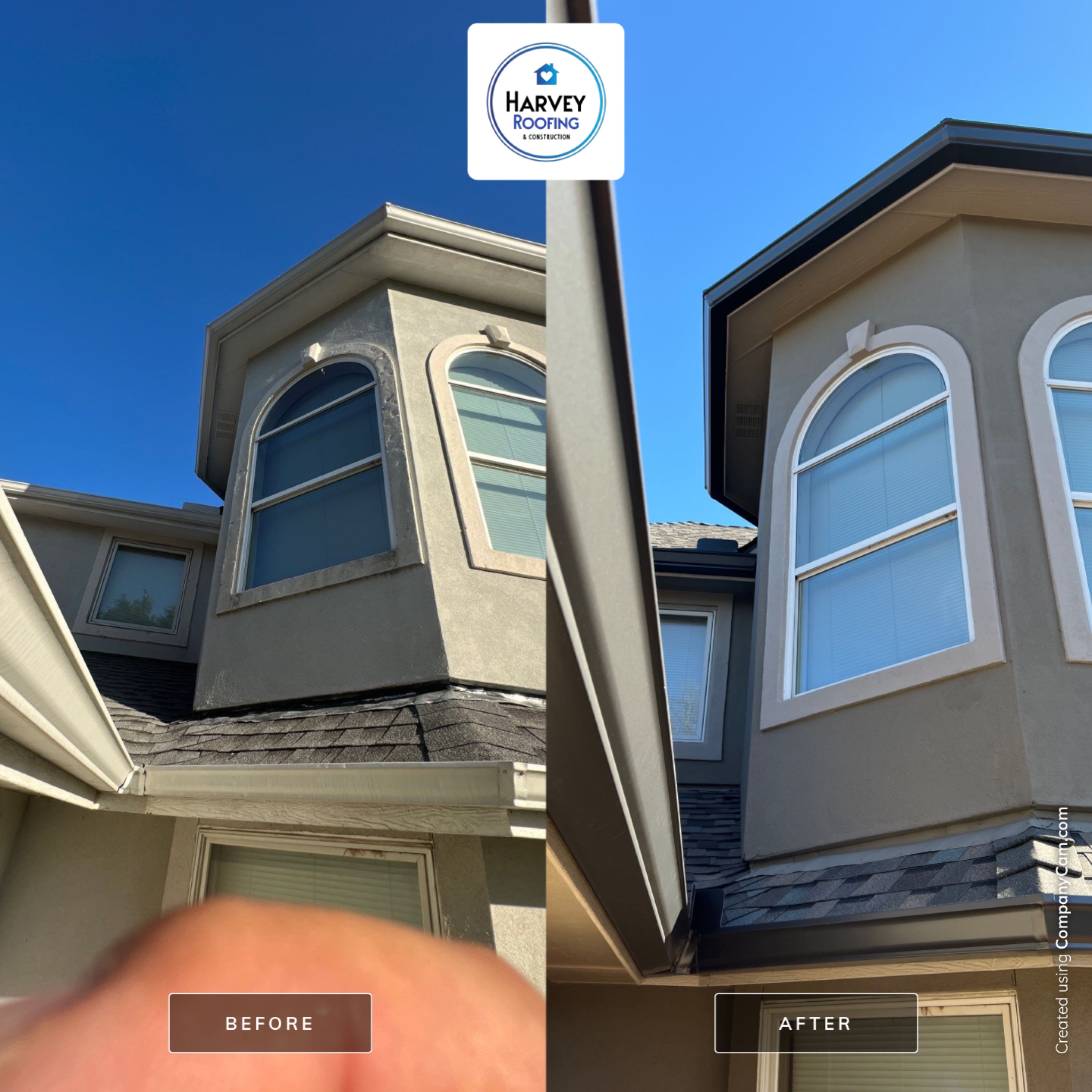 Residential Roofing Installation using ATLAS StormMaster Shake by Harvey Roofing & Construction