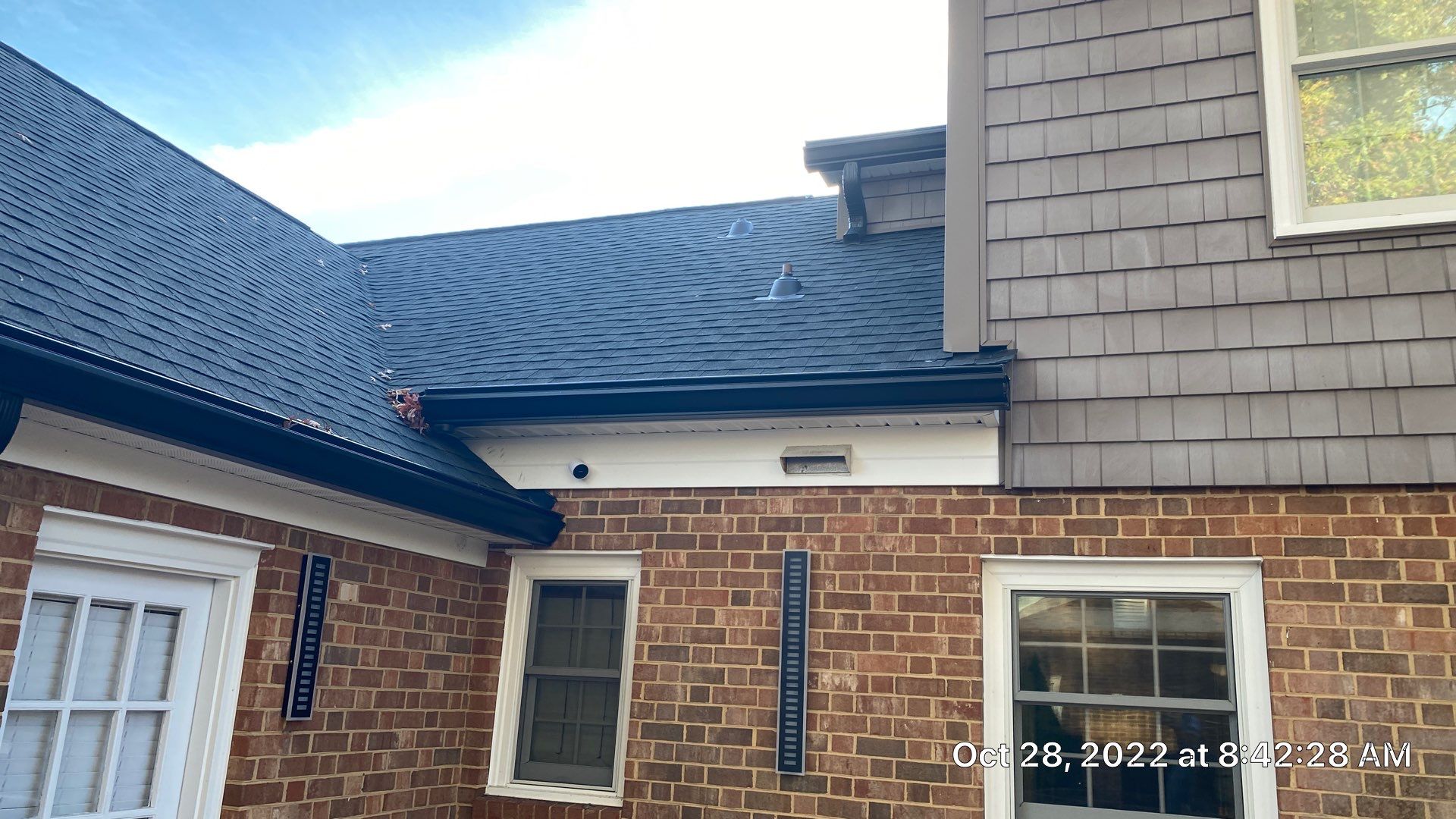 New Roof and 6 inch Gutters by Just In Time Roofing and Restoration