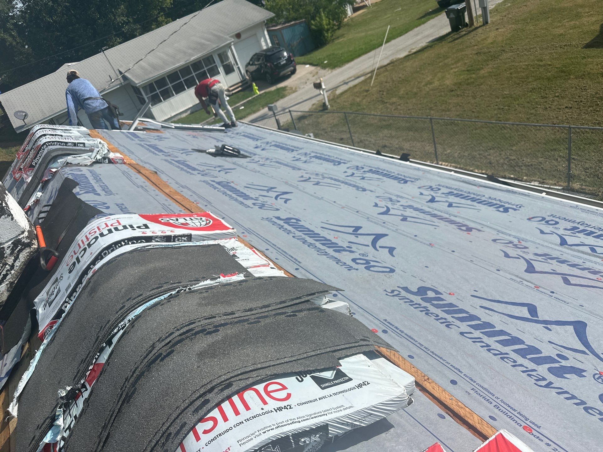 Residential Roofing Install - Atlas Pinnacle Pristine Shingles - Color Hearthstone  by Titan Commercial & Residential Roofing 