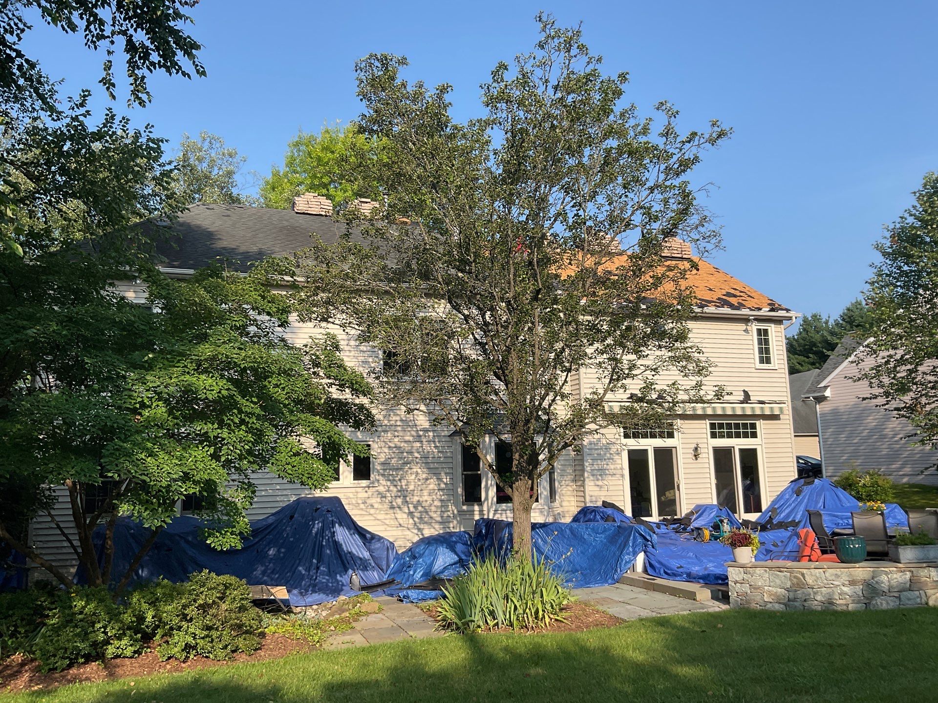 New Shingle Roof & New Gutters and downspouts with covers by Alpha Design Services