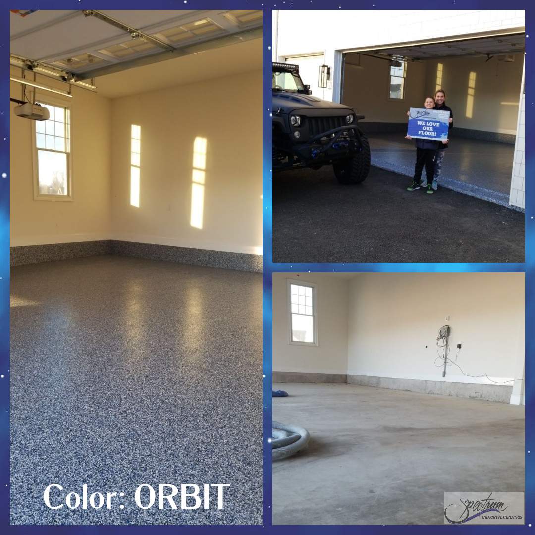 Orbit Penntek Garage Floor by Spectrum Painting, LLC