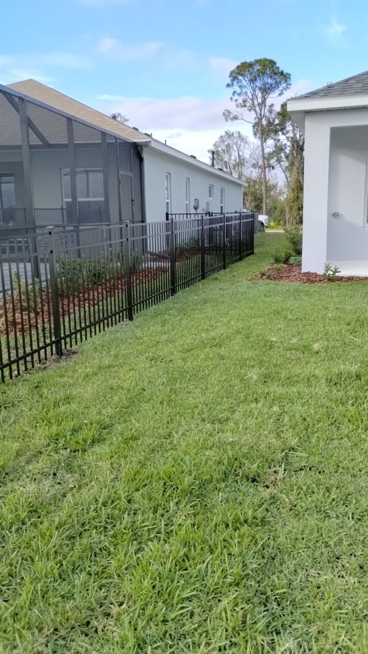 Aluminum Fence Installation using 3 Rail Aluminum Fence by Asap fence and gates, LLC