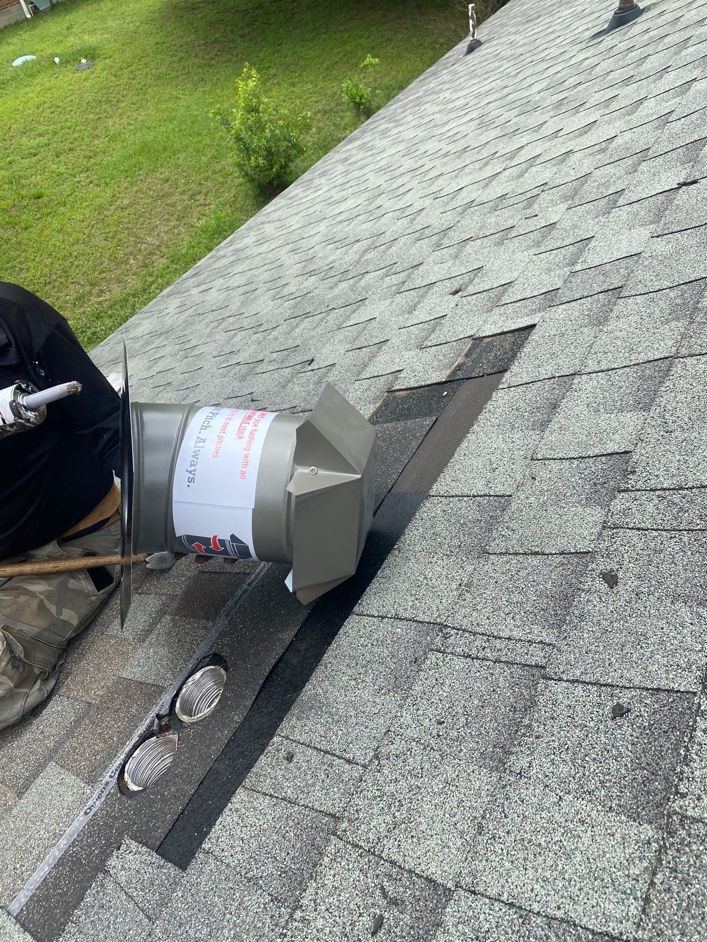 Hail Damage using Owen's Corning Duration (Lifetime) Shingles by Roof Repair Company