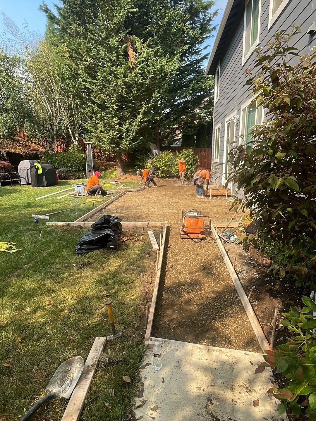  Amy | Stamped Finish Patio, Concrete Project by Jireh Asphalt & Concrete Inc 