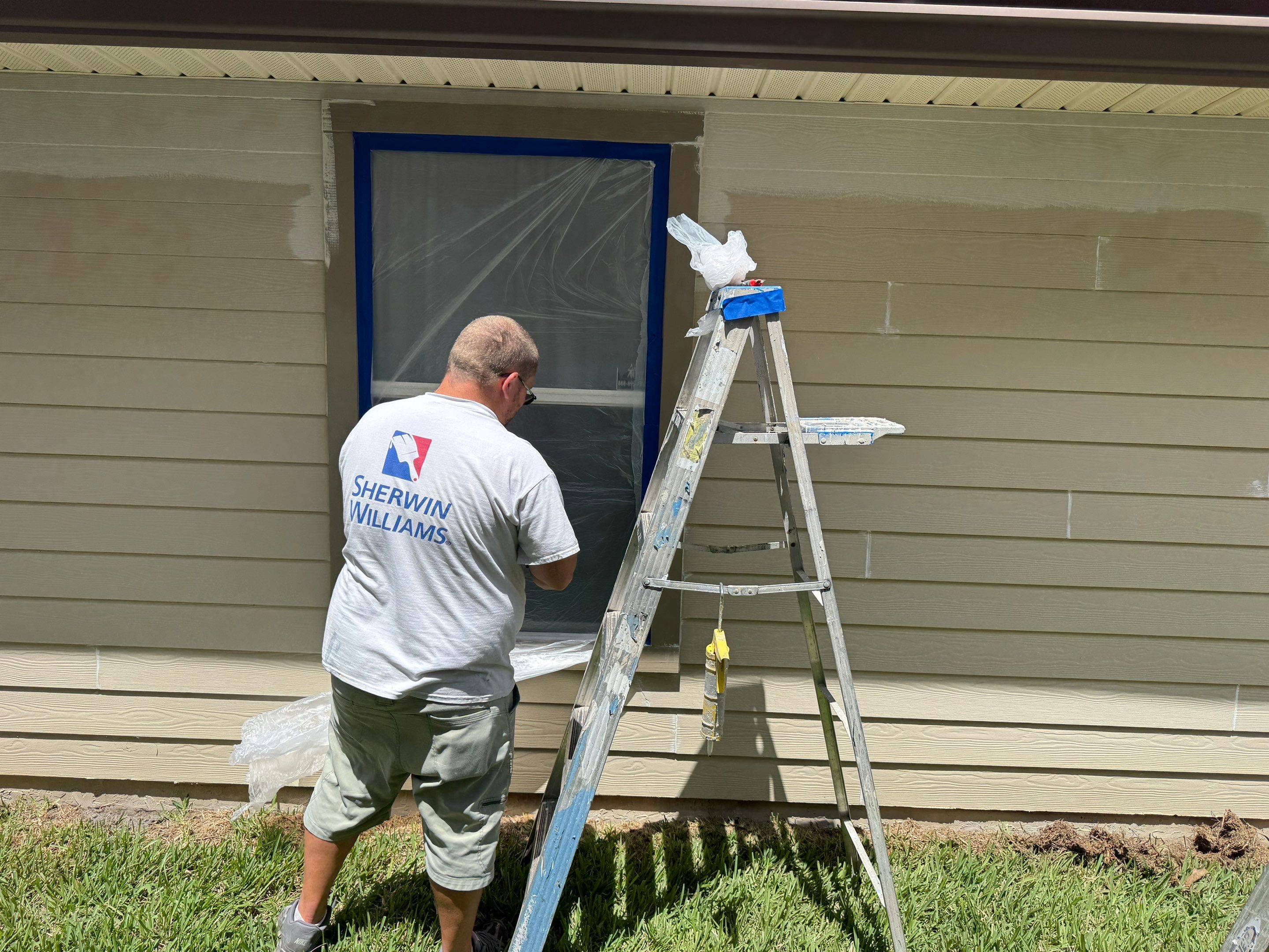 James Hardie Siding Painting in St. Johns FL with Emerald Rain Refresh by A New Leaf Painting, LLC