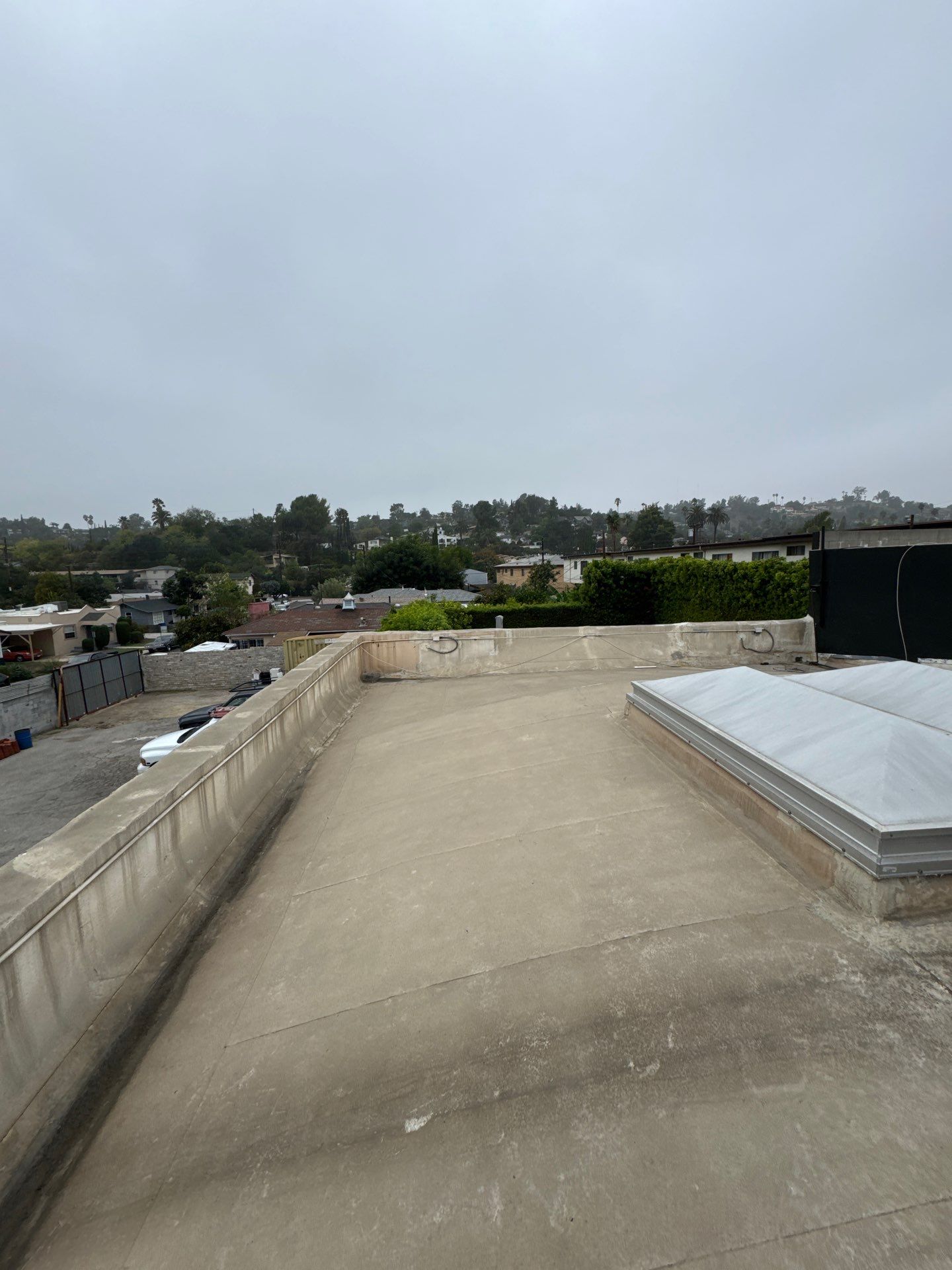 Commercial Silicone Coating Project in LA by Hull Brothers Roofing