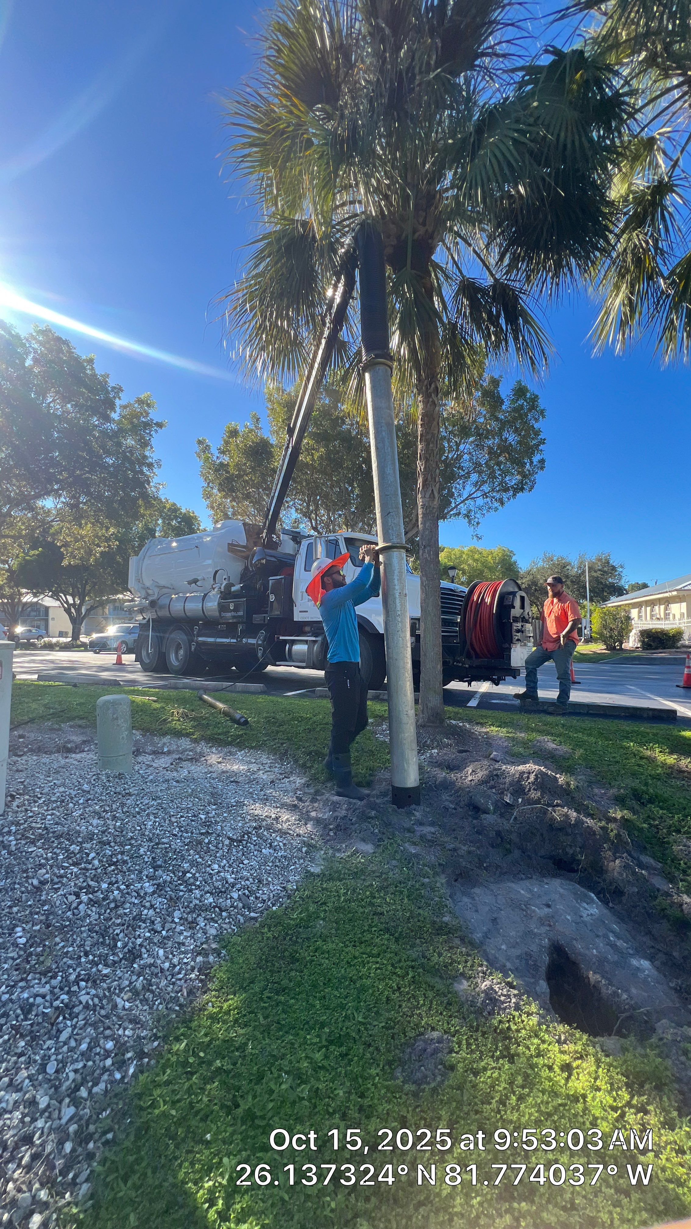 Naples Apartment Complex Culvert Cleaning by APS Power & Water