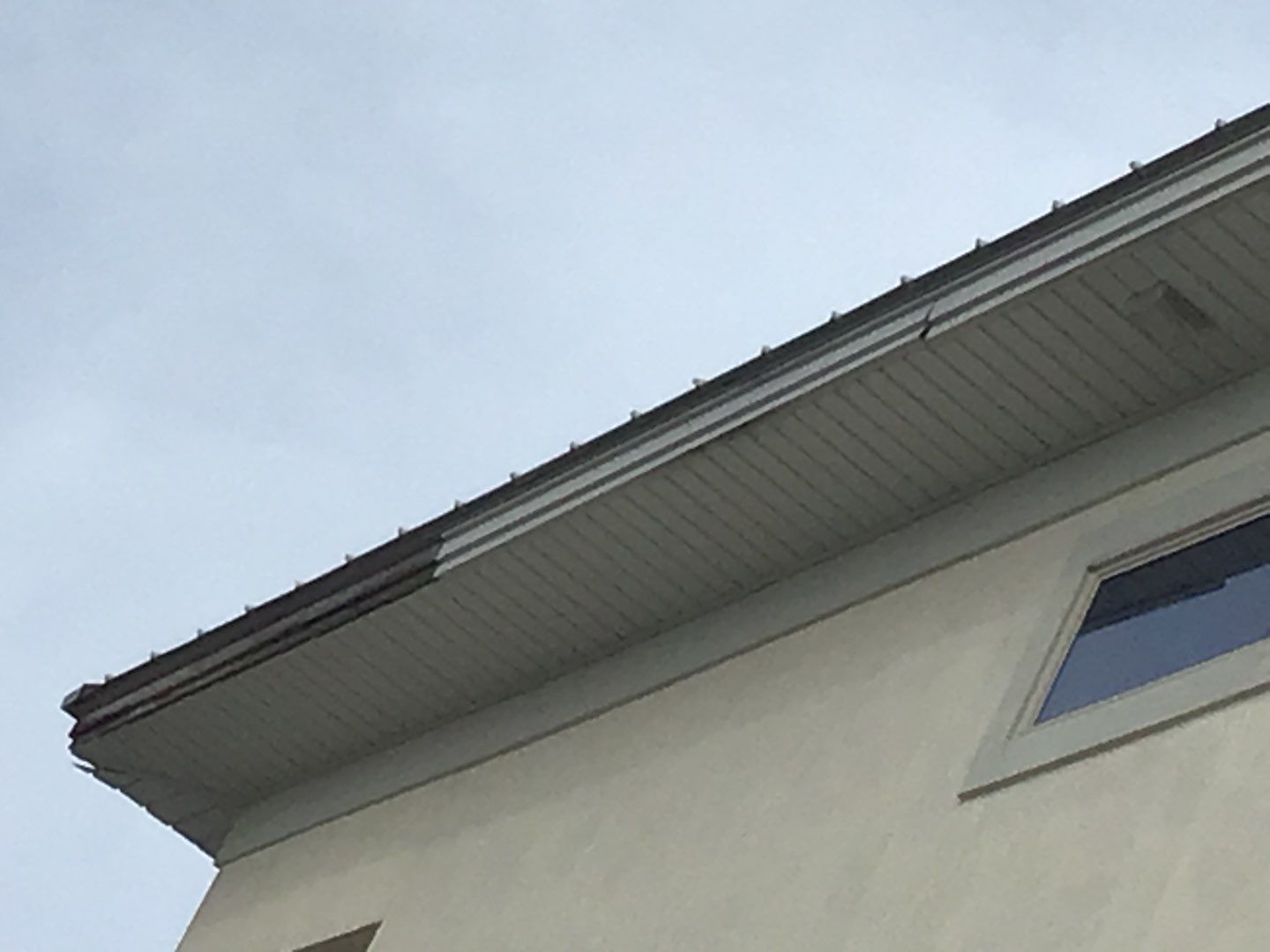 Soffit and Fascia Roof Replacement using 60' Ladders in Navarre by Gutter Professors