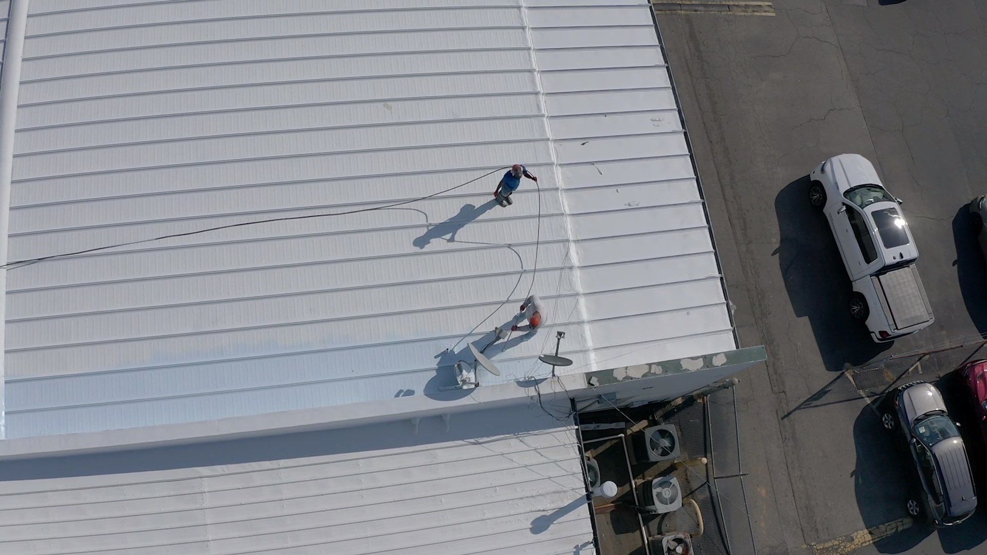 Acrylic Coating  by Just In Time Roofing and Restoration
