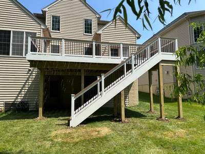 New Trex Composite Deck in South Riding, VA