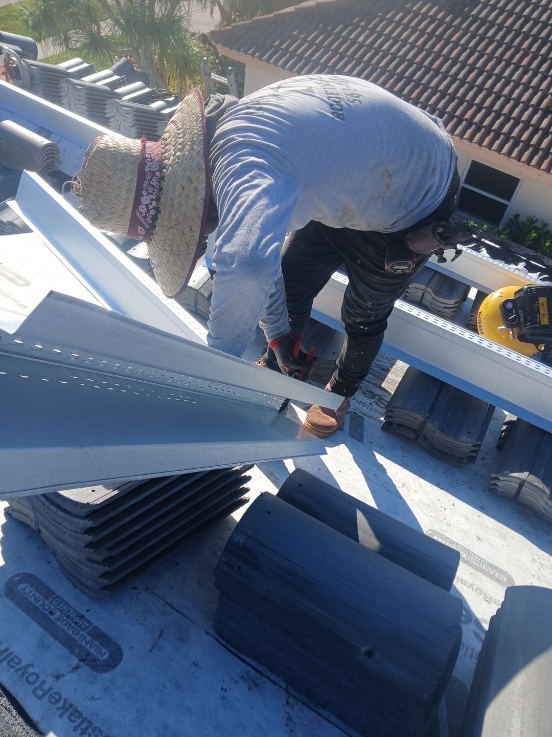 Residential Concrete Tile Roof Replacement and Fascia Repair in Boca Raton by Aastro Roofing