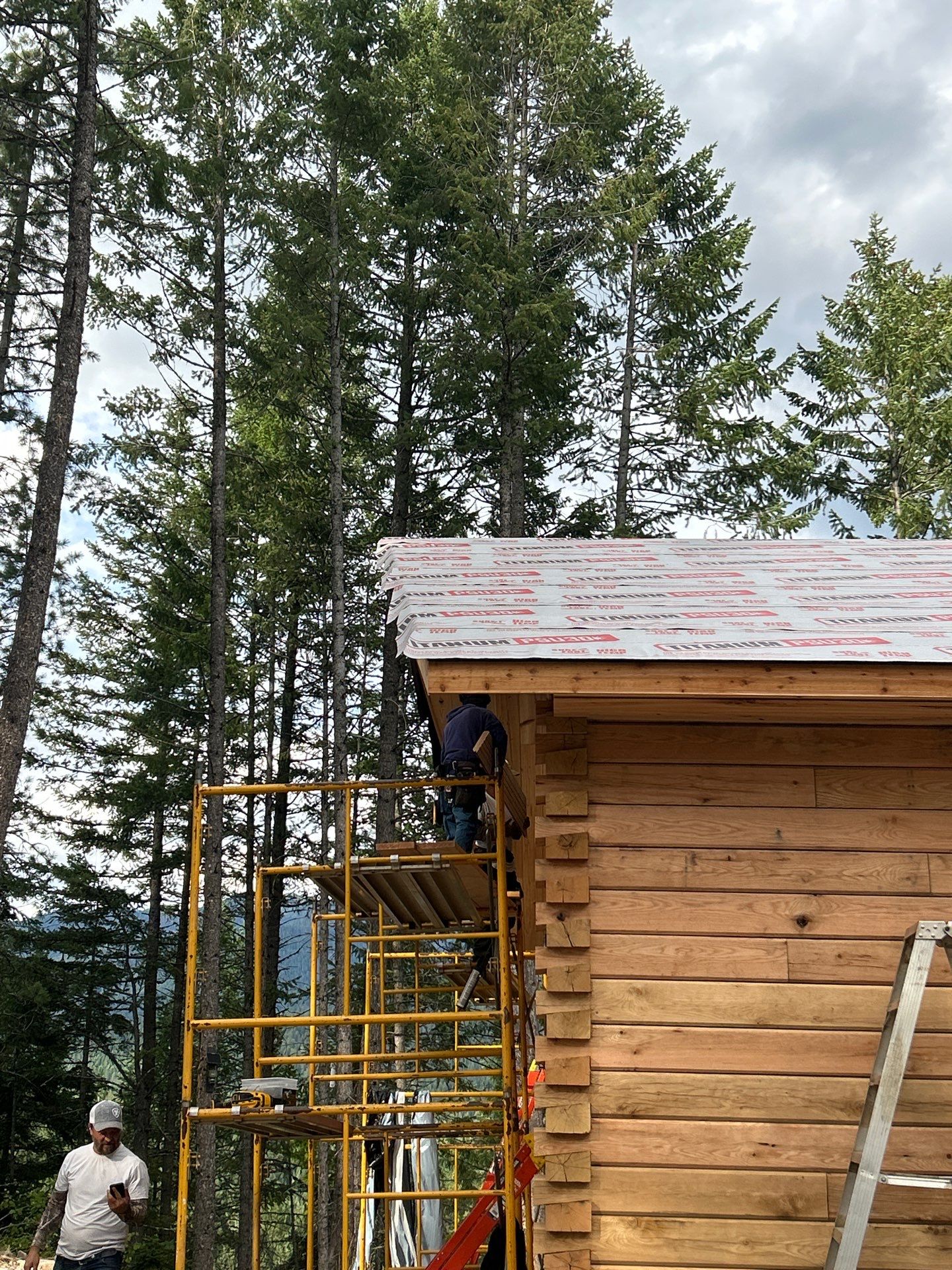 Mechanical Lock Standing Seam - CMG ULG Dark Bronze  by Montana Roofing Solutions