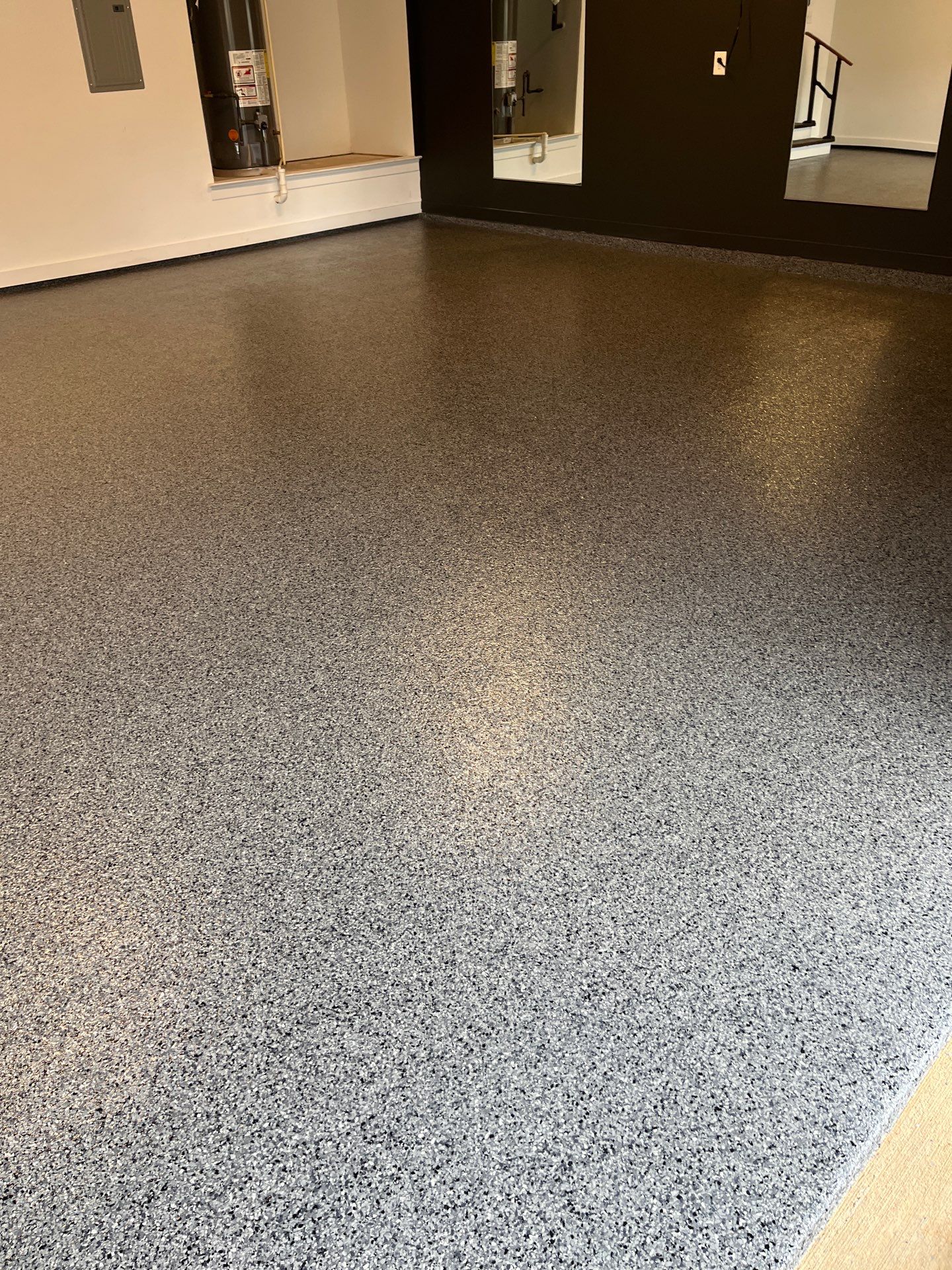 Garage Floor Coating using Nightfall by My Garage Floor Guys