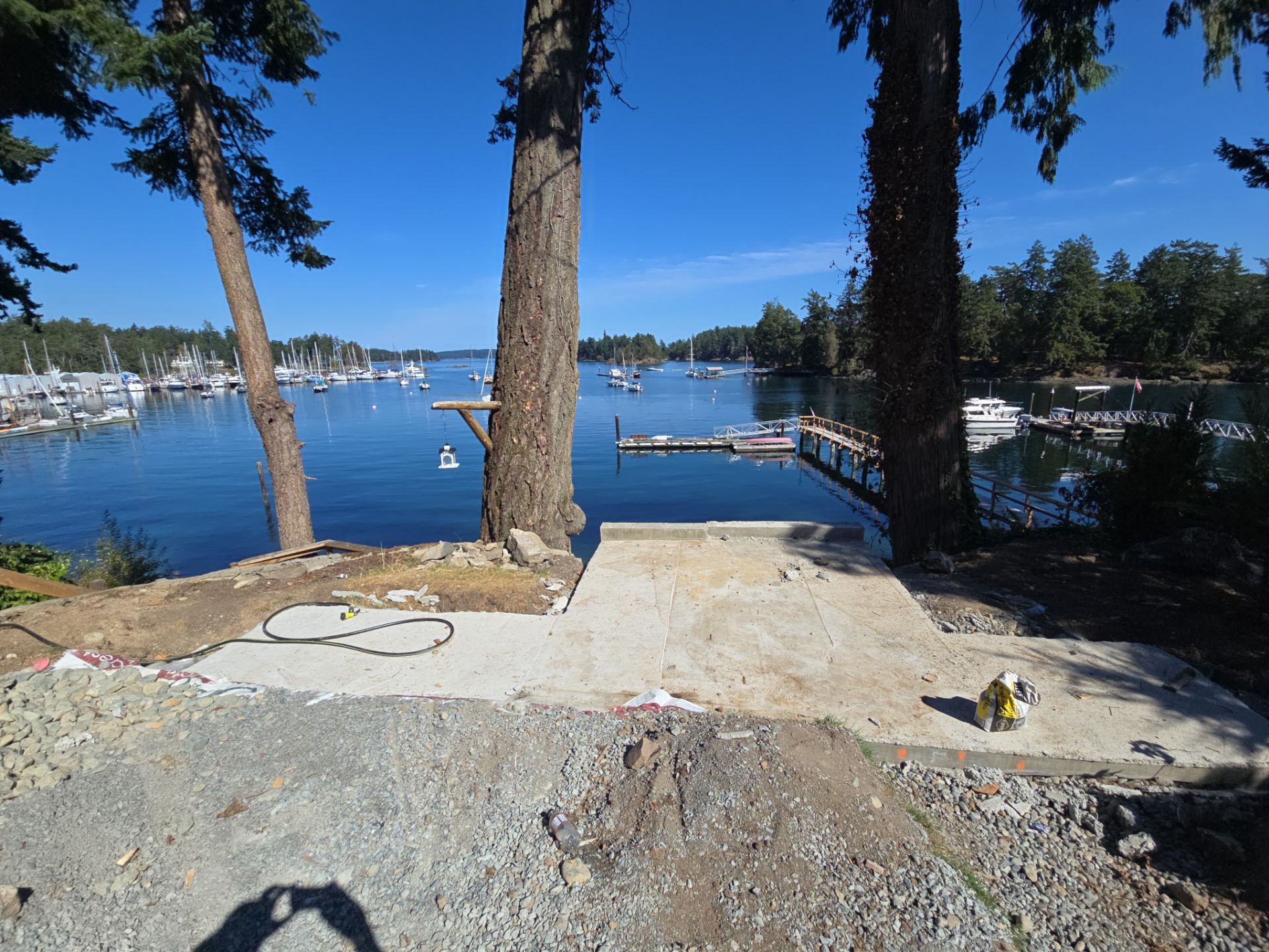Coastal Landscape Restoration & Retaining Structure - In progress by Habanero Garden and Exterior Care