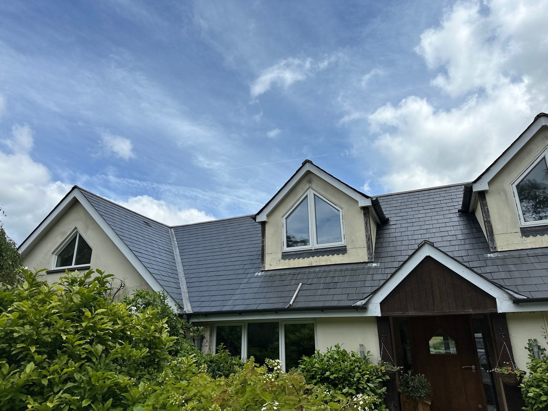 Roof and Patio Cleaning using Honda 15lpm Low Pressure Washing Machine by Ges Exterior Cleaning ltd