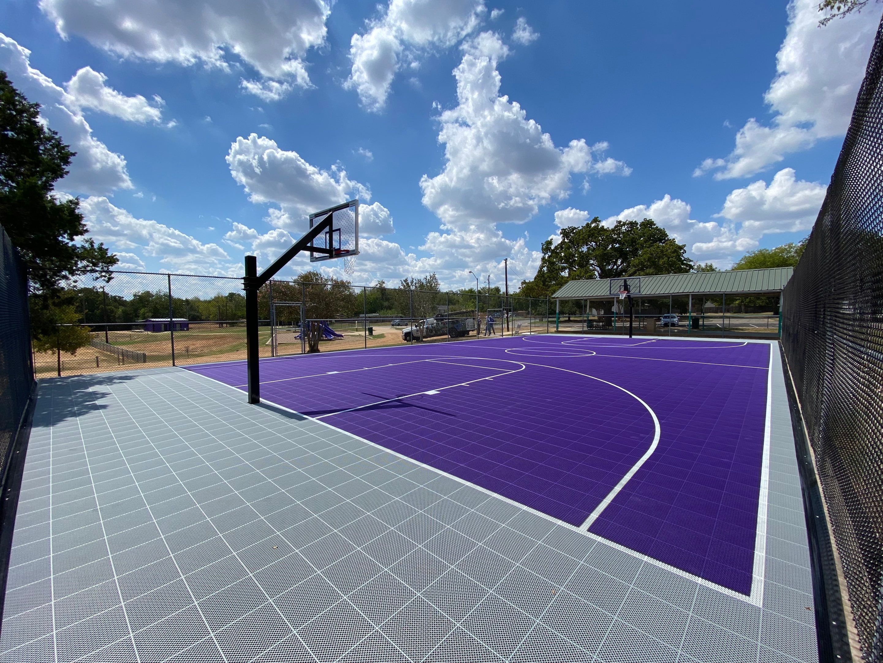 Elgin Memorial Park Refurbish  by Sport Court Austin