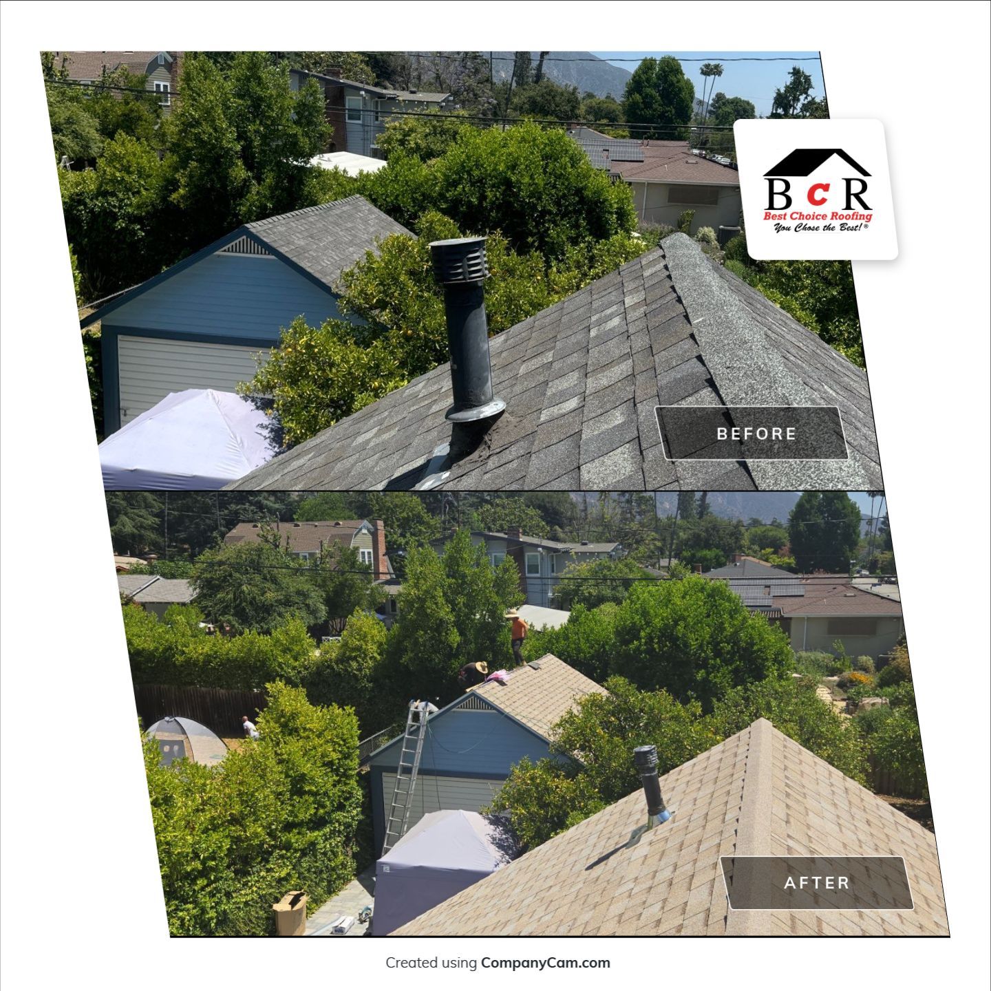Brand new roof in the nick of time by West Coast Roofing Los Angeles
