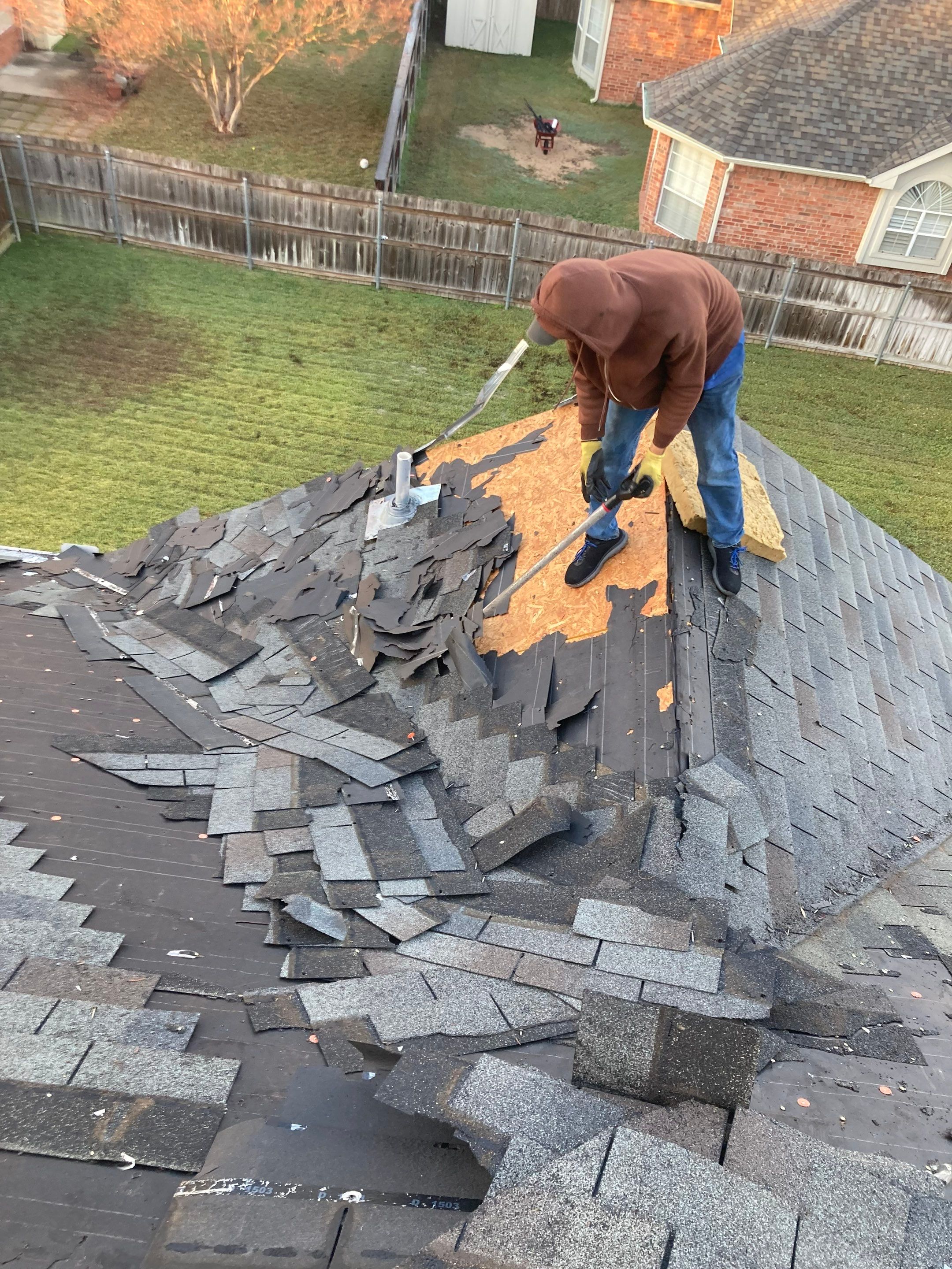 Project in Grand Prairie by Rhino Roofing and General Contracting, LLC
