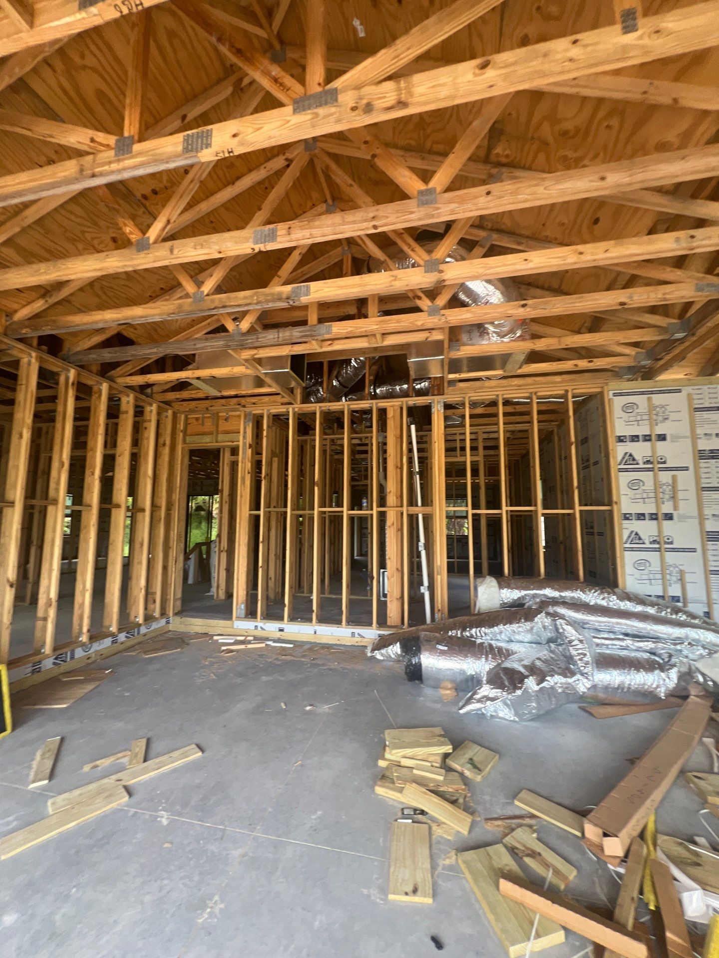 New Home Construction in Rotonda West with Masonry and Custom Framing by Smirnov Construction Inc