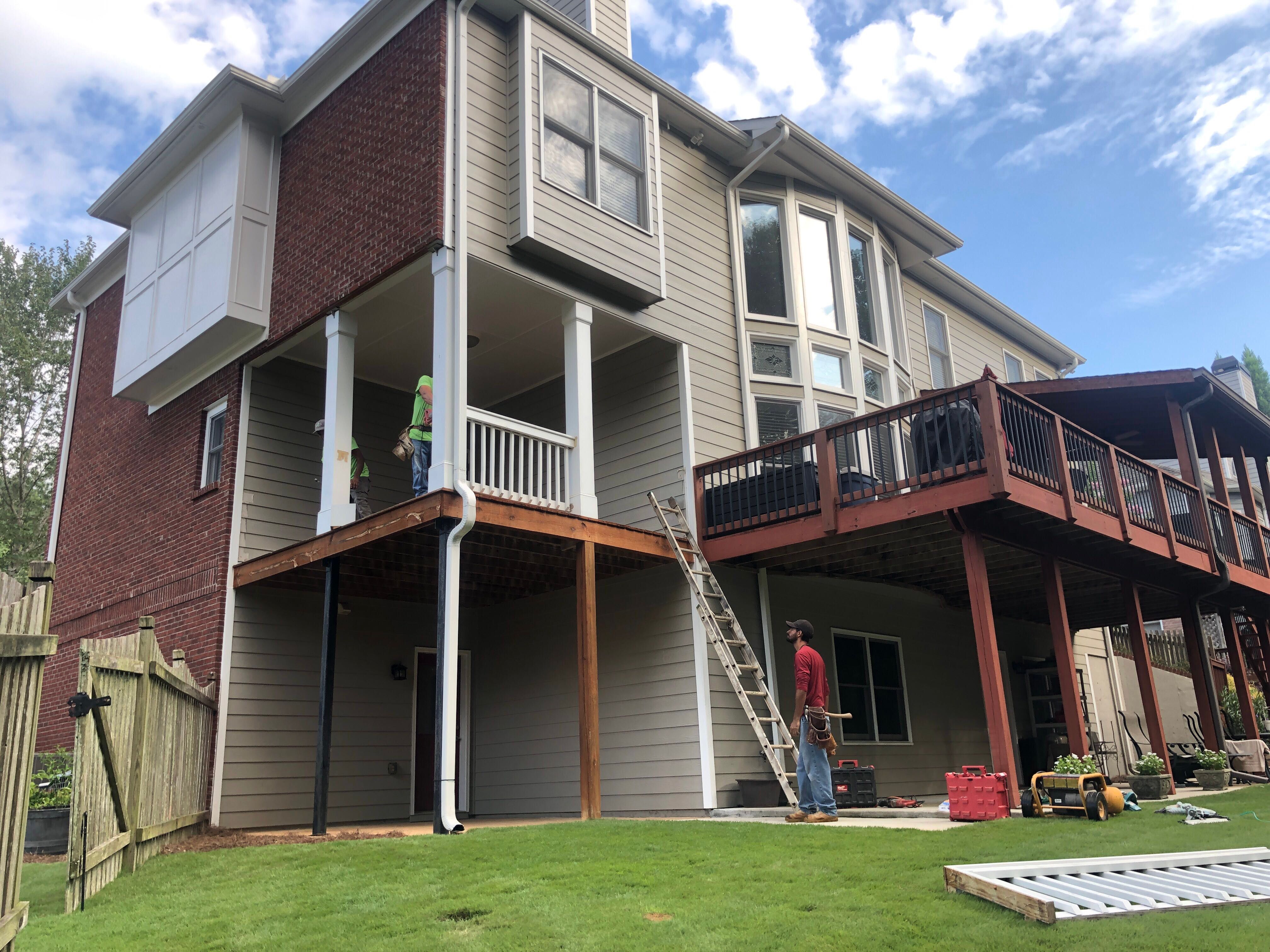 General Exterior Remodeling and Wood-Framed Addition in Woodstock by Swift Home Renovations