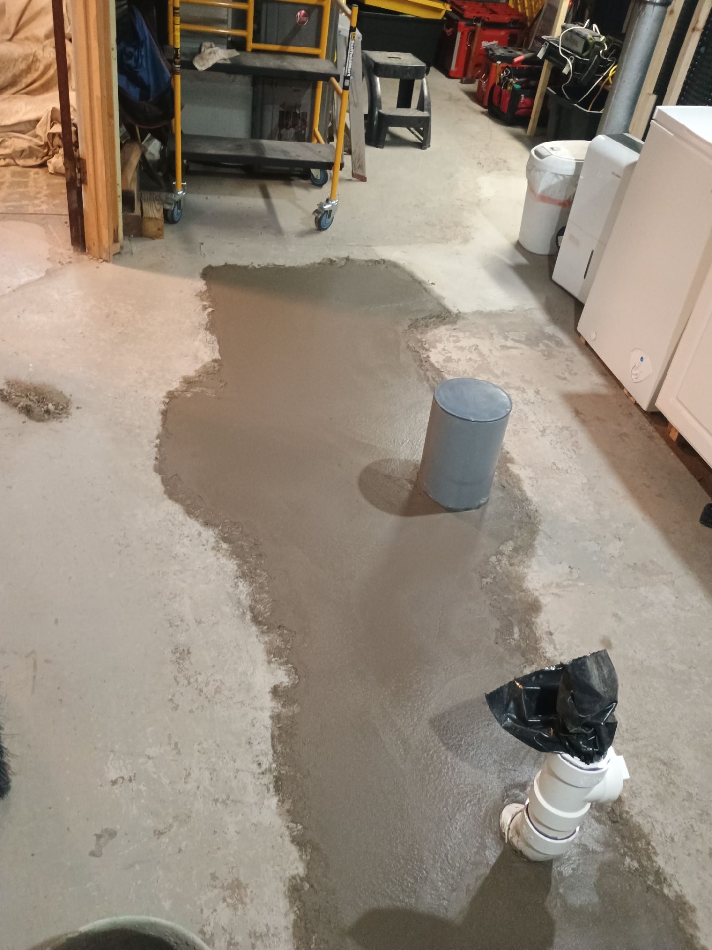 Interior Drain Tile & Yard French Drain in St. Paul, MN by Waterproofing Northeast
