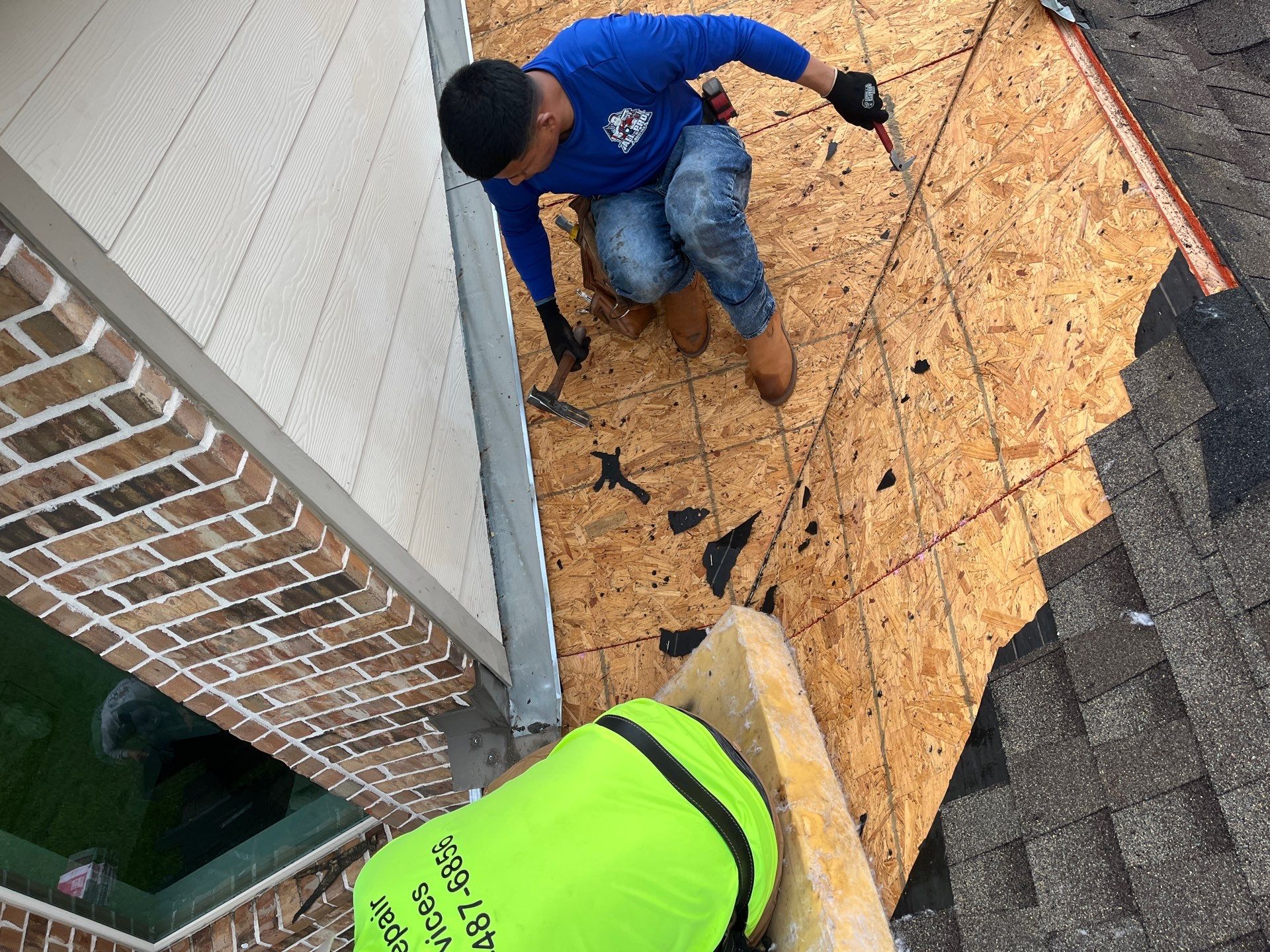 Residential Roofing Repair using Owen's Corning Duration (Lifetime) Shingles by Roof Repair Company