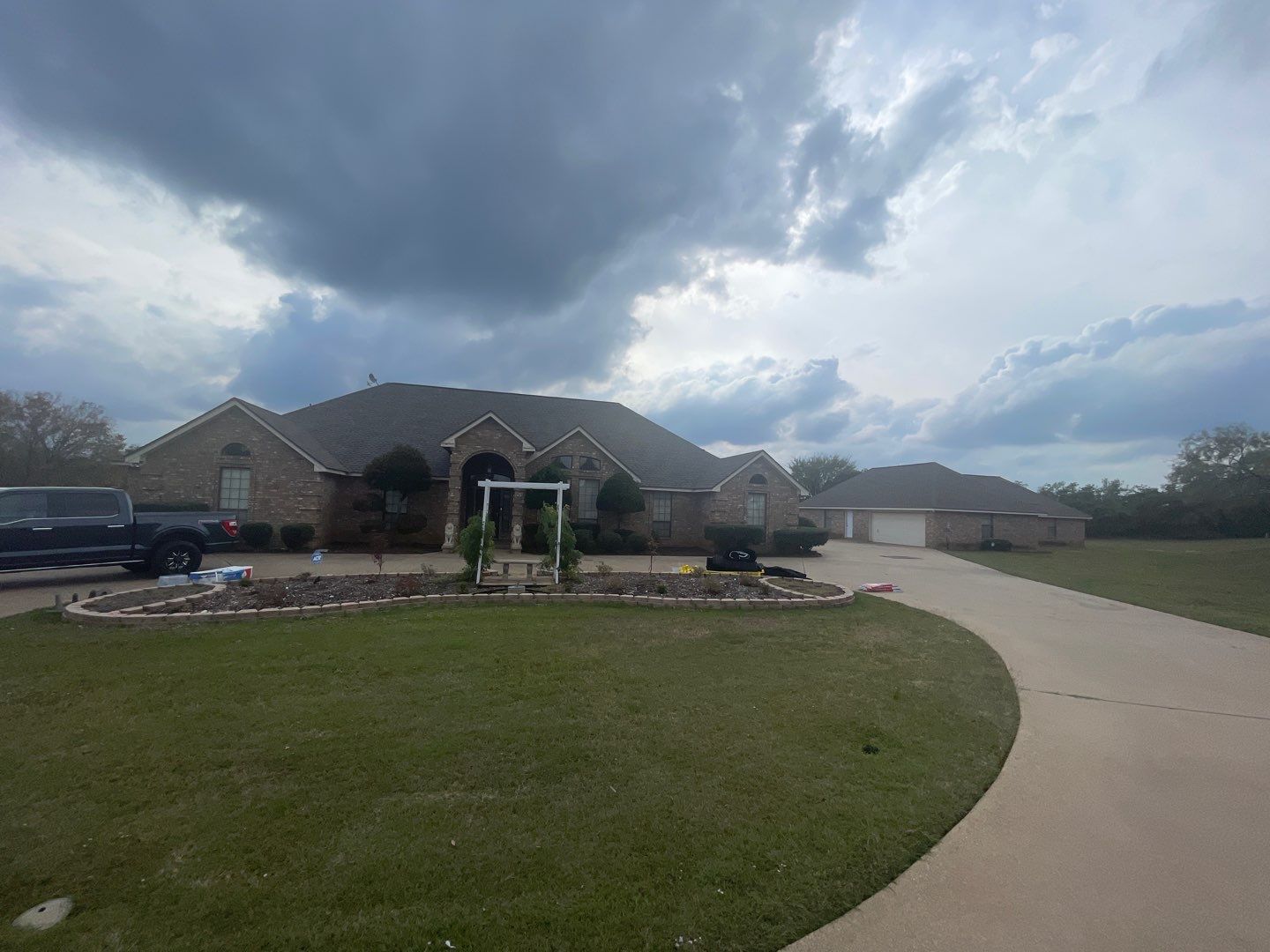 Rendon Forth Worth Texas Large Estate - Roofing Installation using GAF Timberline Armorsheild 2 Class 4 Impact Resistant Shingle System by First United Roofing & Construction