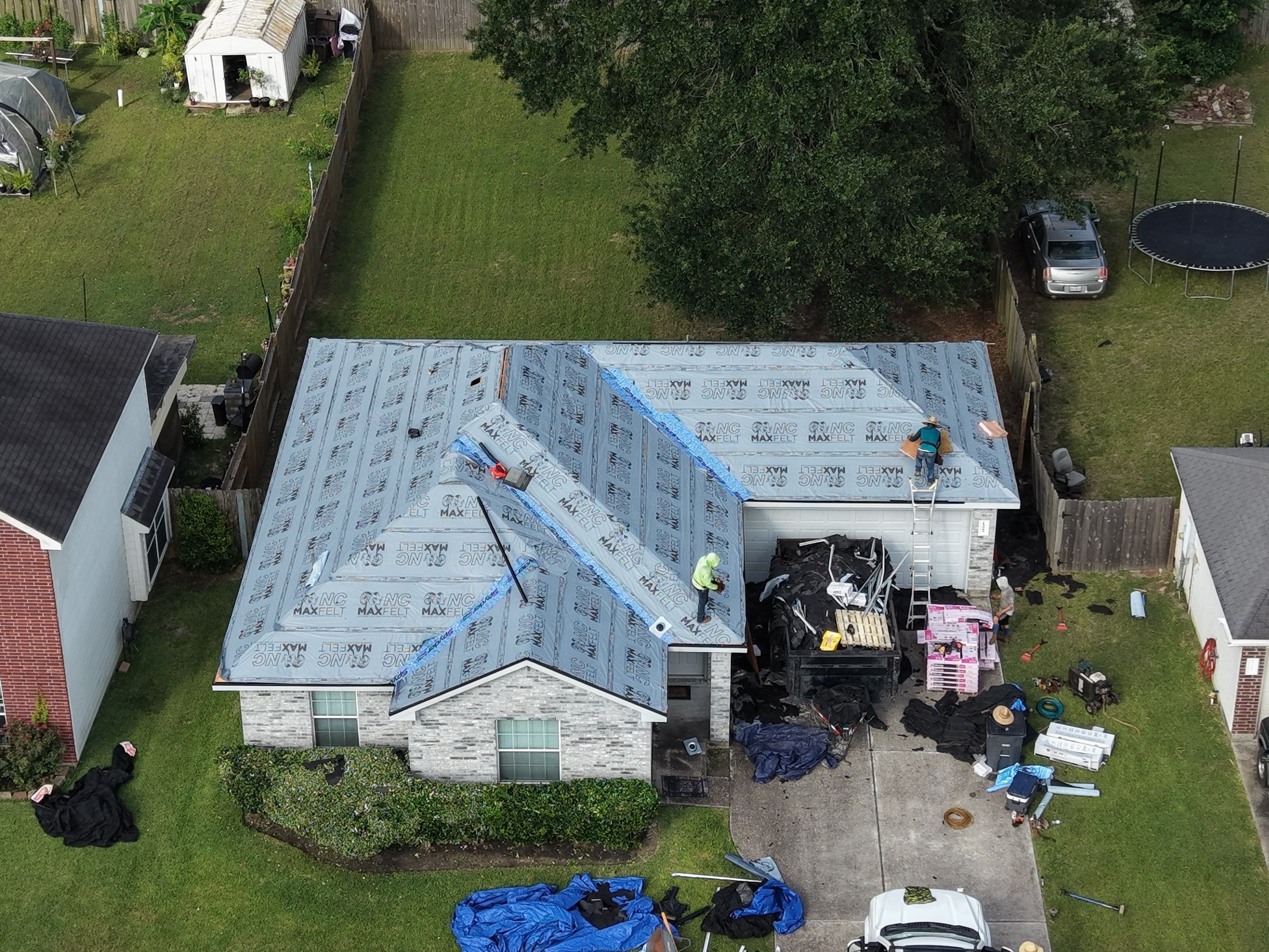 Owens Corning Duration Shingle Roof Replacement in Willis, Texas by Abbott Roofing Company