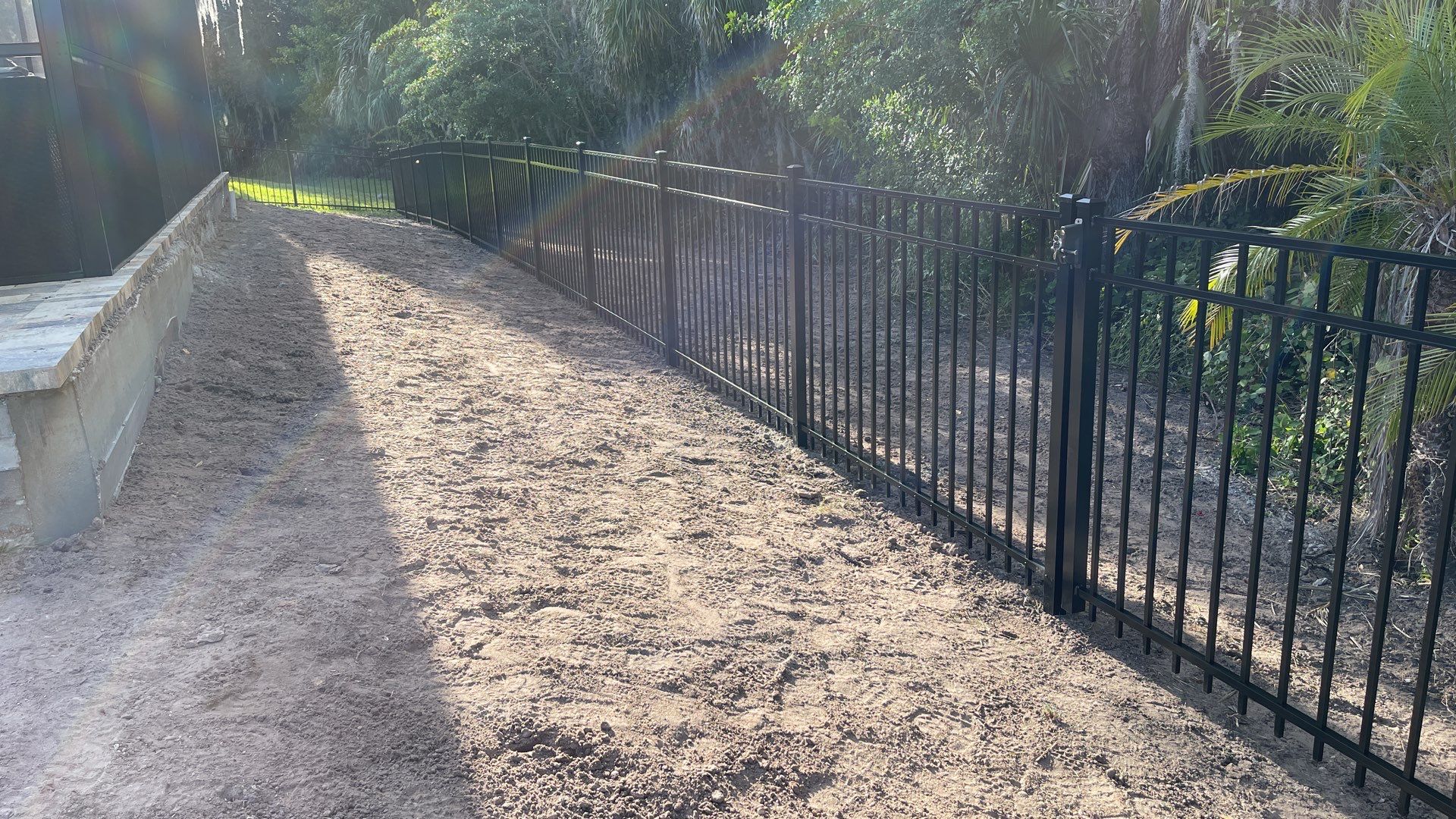 Parrish, FL  4 ft. Tall 3-Rail Black Aluminum Install  by Asap fence and gates, LLC