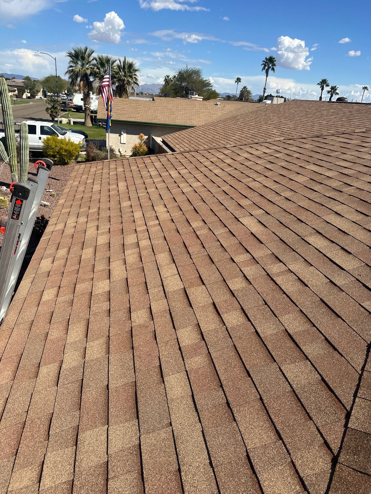 Desert Tan Shingles by Reimagine Roofing