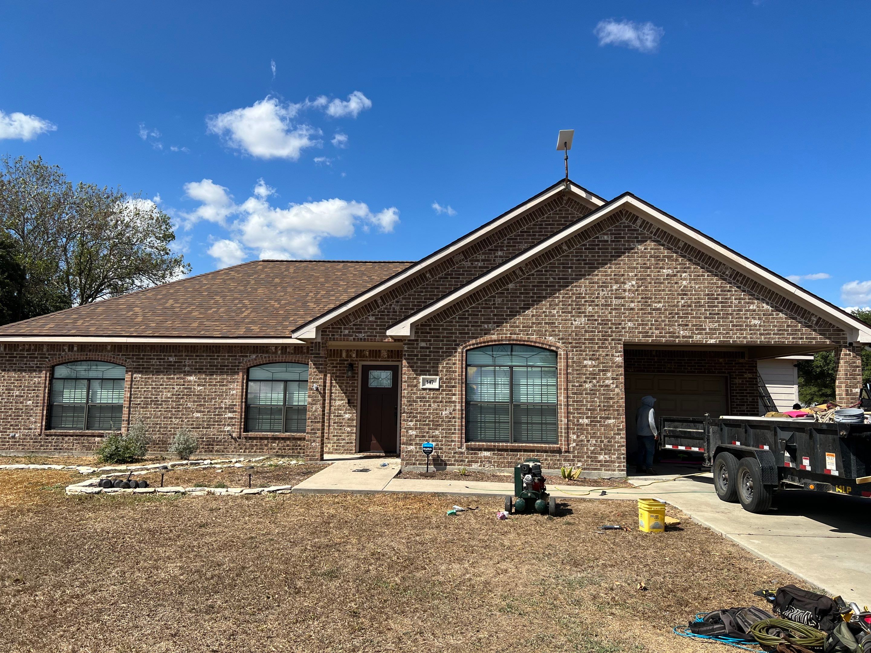 Residential Roofing Installation using Owen's Corning Duration (Lifetime) Shingles by Roof Repair Company