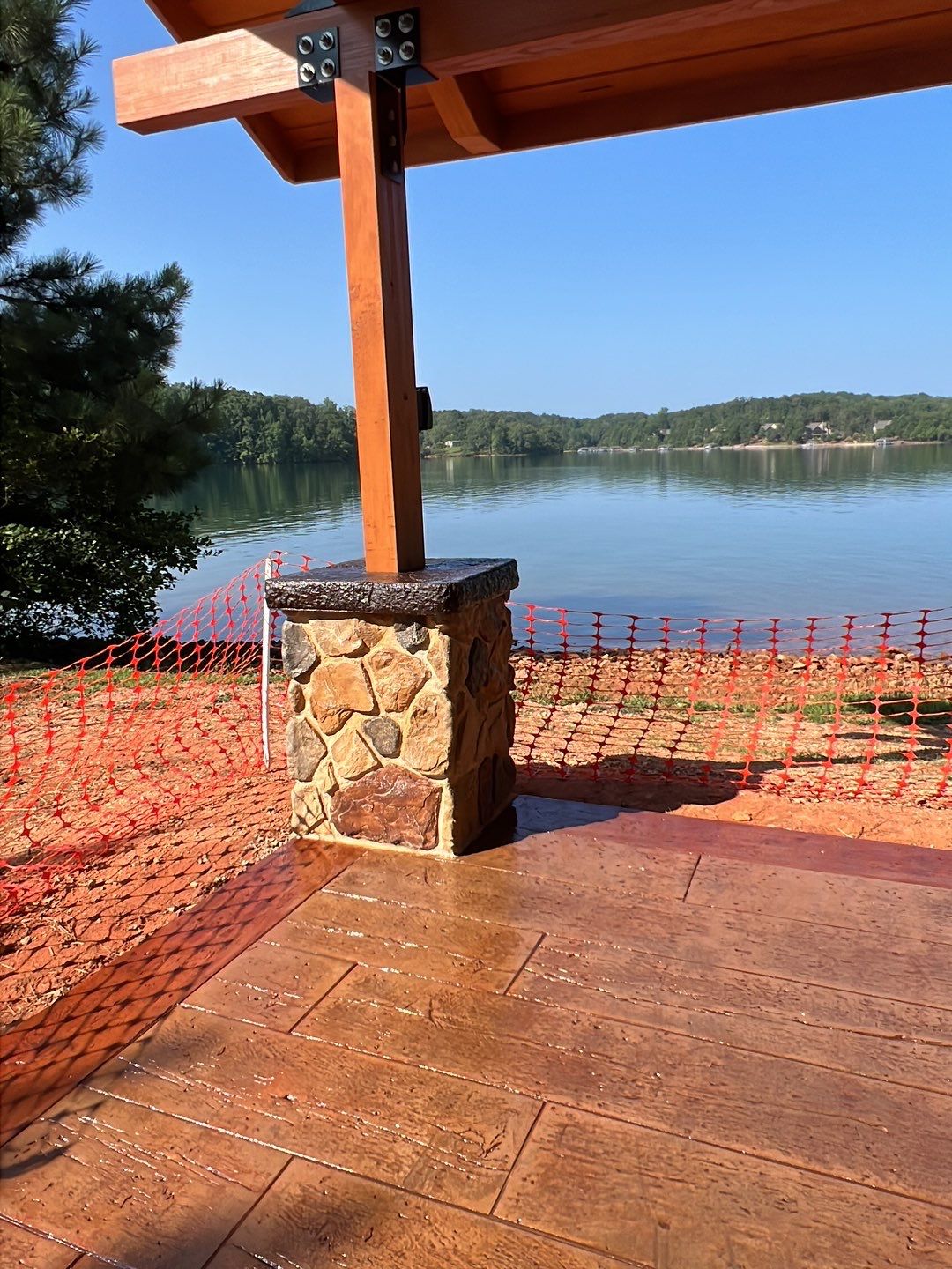 Stamped Concrete Pavilion Slab by Xtreme Concrete Services
