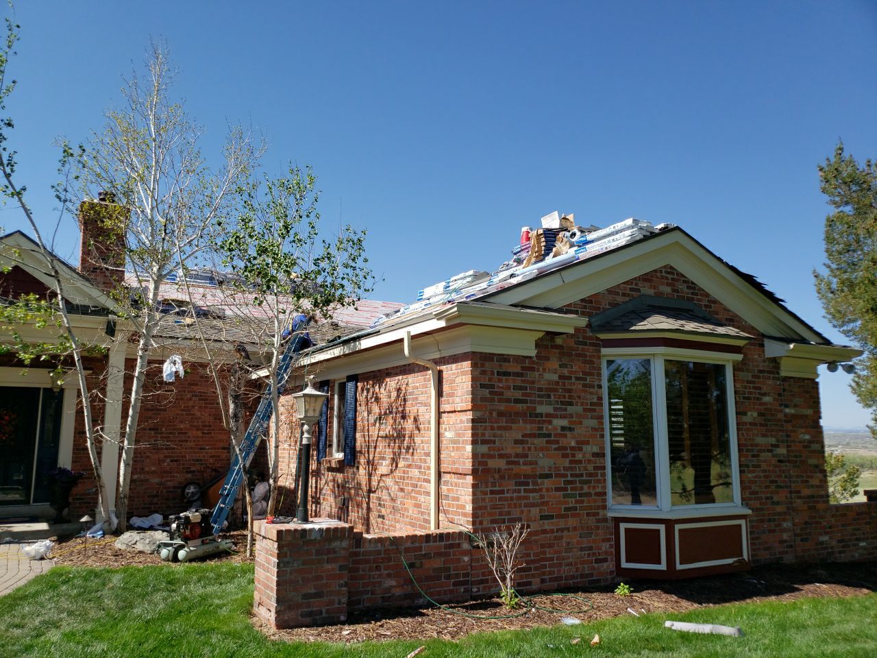 Residential Roofing Installation using CertainTeed Presidential IR - Weathered Wood by A to Z Roofing