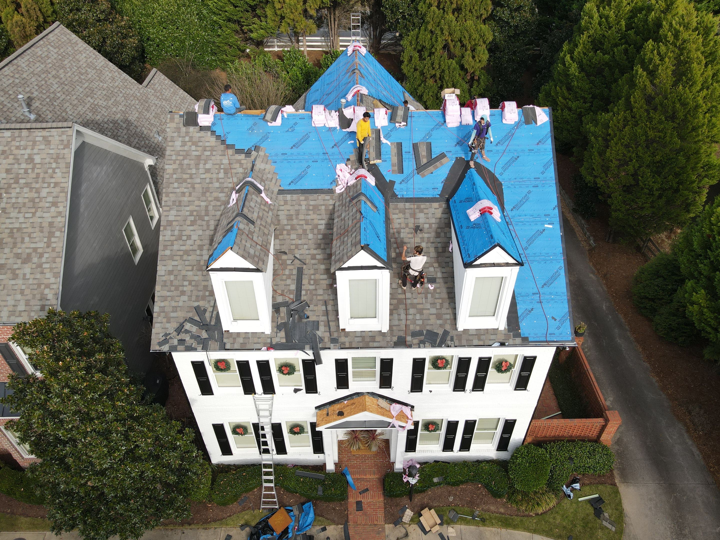 Residential Roofing Installation using Owens Corning by Inspector Roofing and Restoration