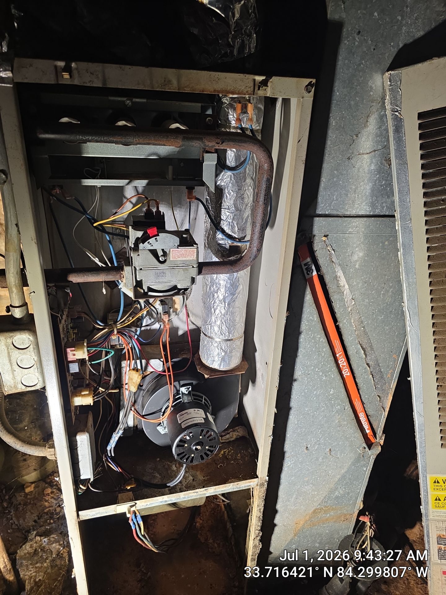 HVAC System Inspection and Equipment Assessment in Decatur by Veasey Mechanical Services