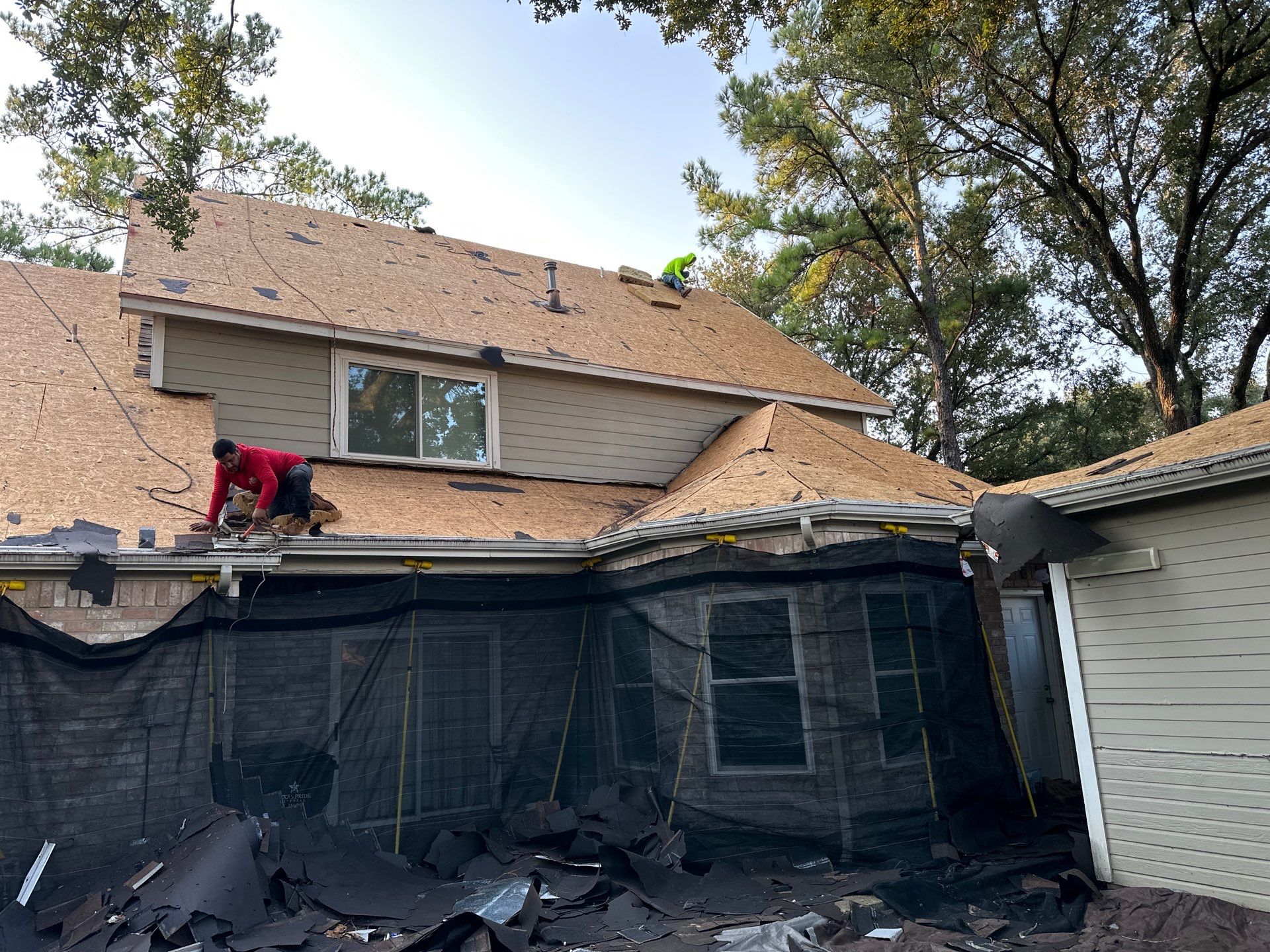 Project in Houston by Motion Roofing