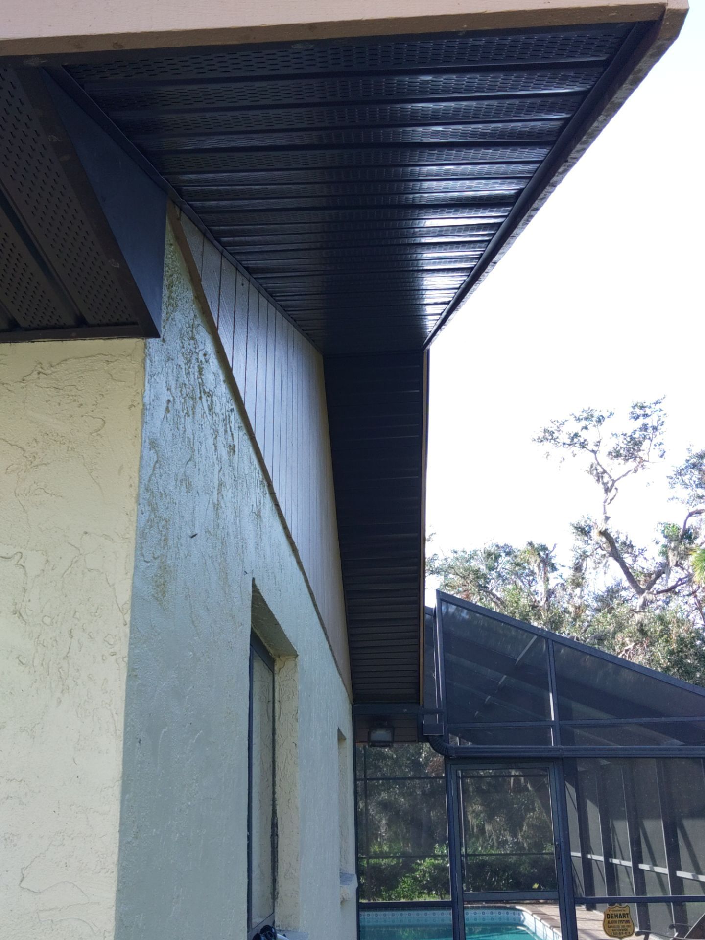 Bronze Soffit and Fascia in Sarasota FL by Gutter Professors