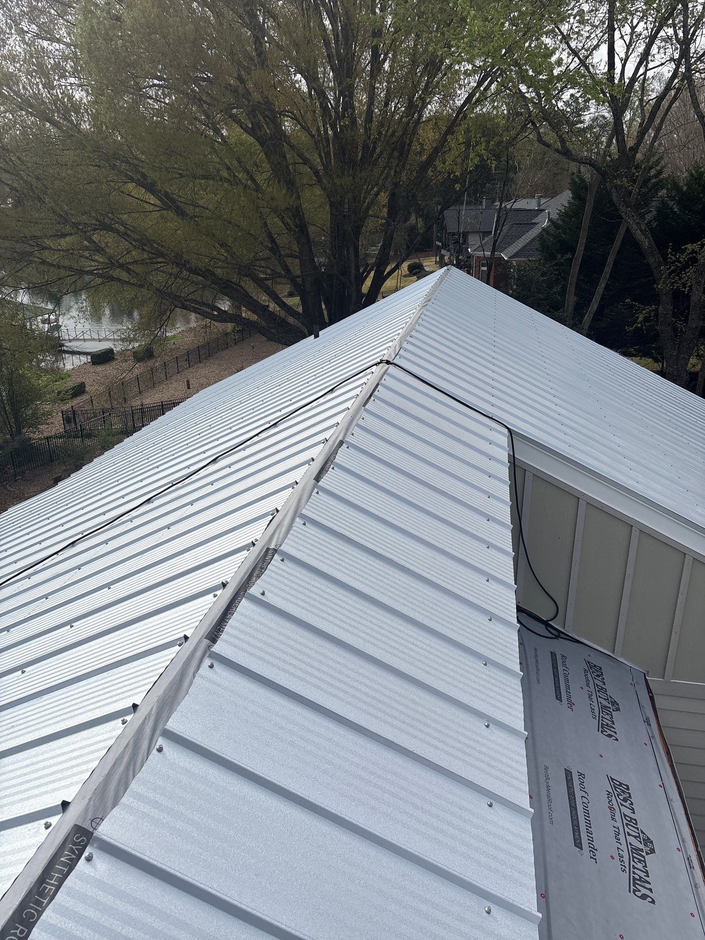 Metal Roof Replacement in Seneca, SC | Lake Keowee | 26-Gauge Galvalume Apex Panel by Roofers LLC