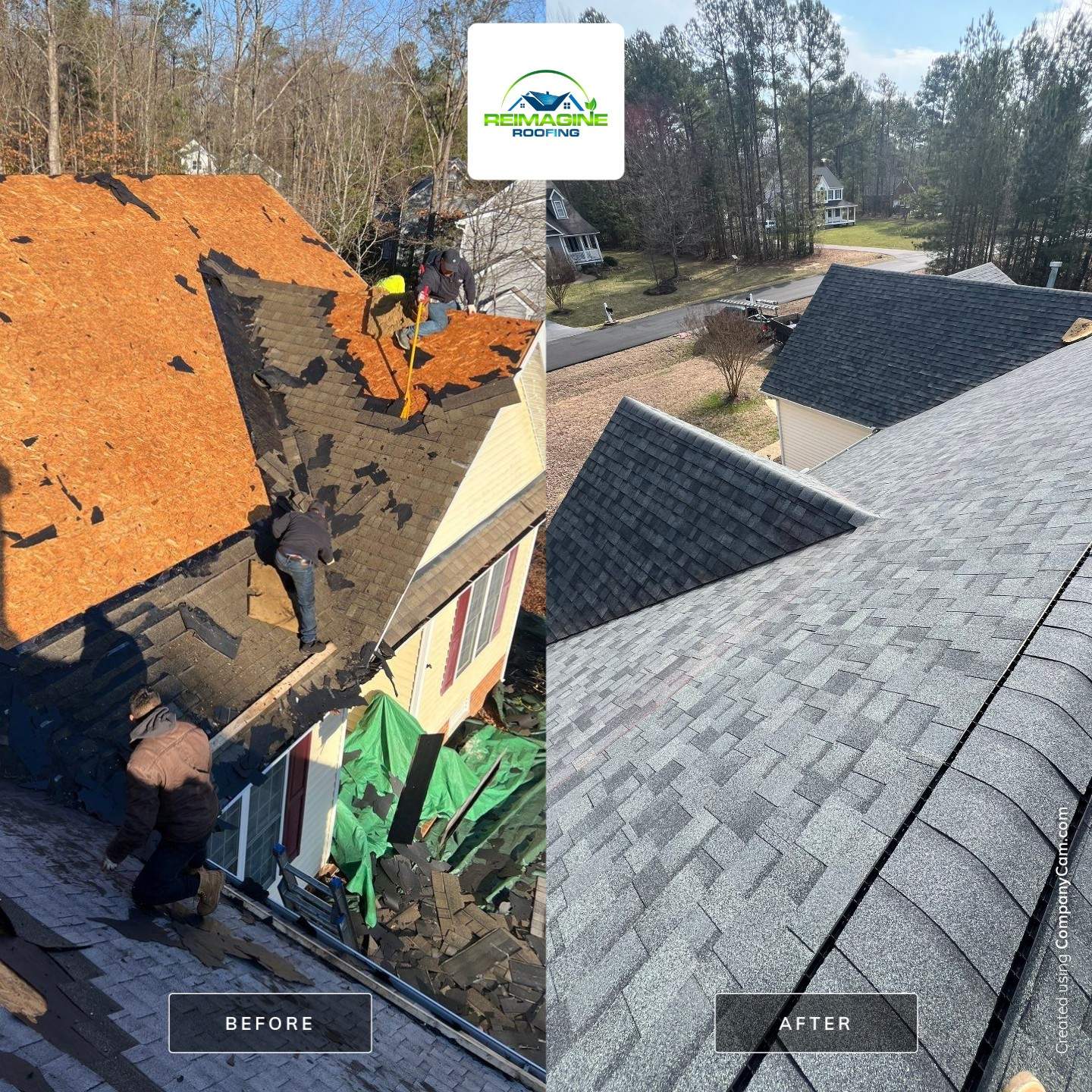 Estate Gray Shingles by Reimagine Roofing