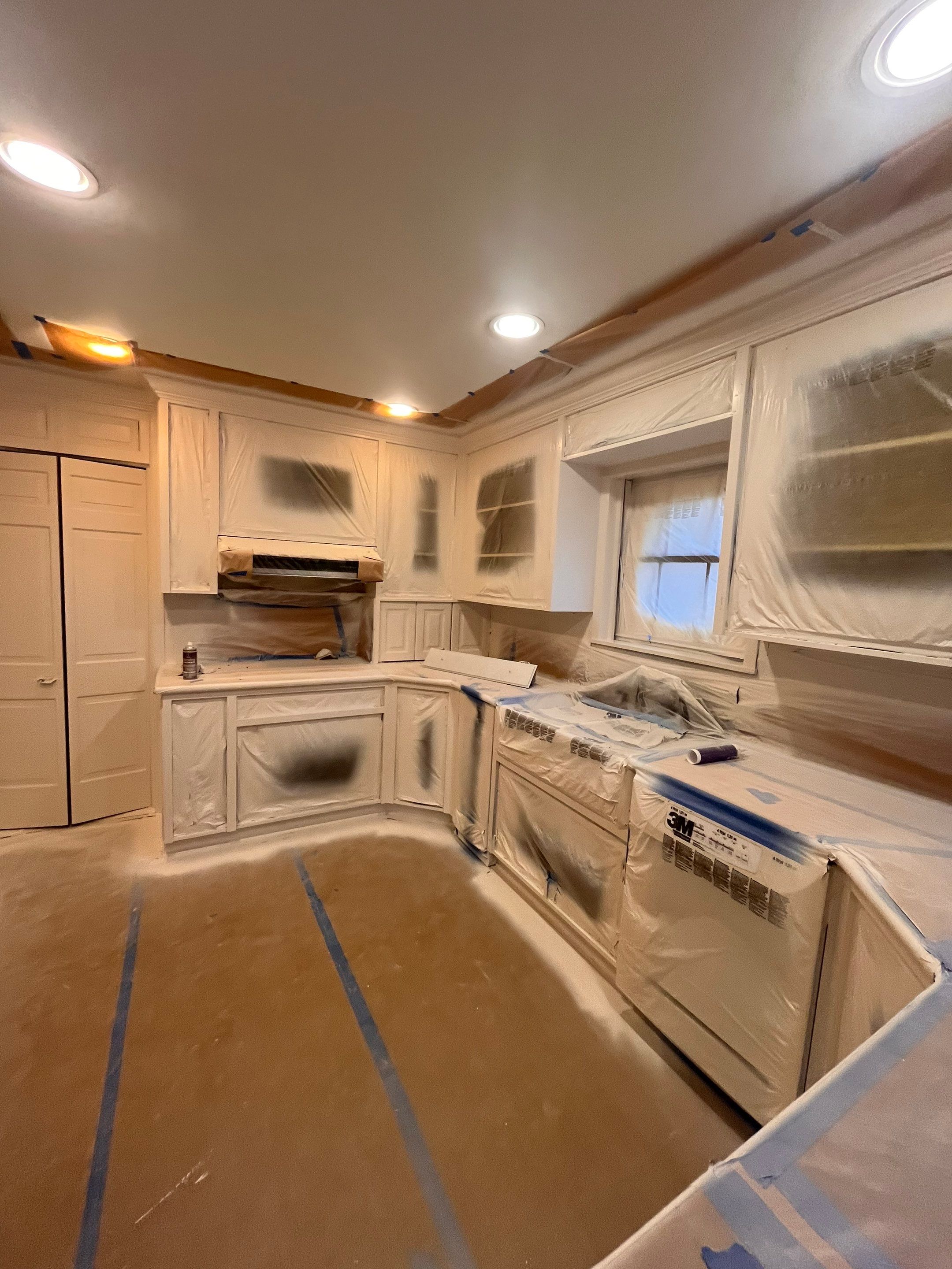 A Brilliant Cabinet Transformation | Tyler TX Quality Coats Painting by Quality Coats Painting