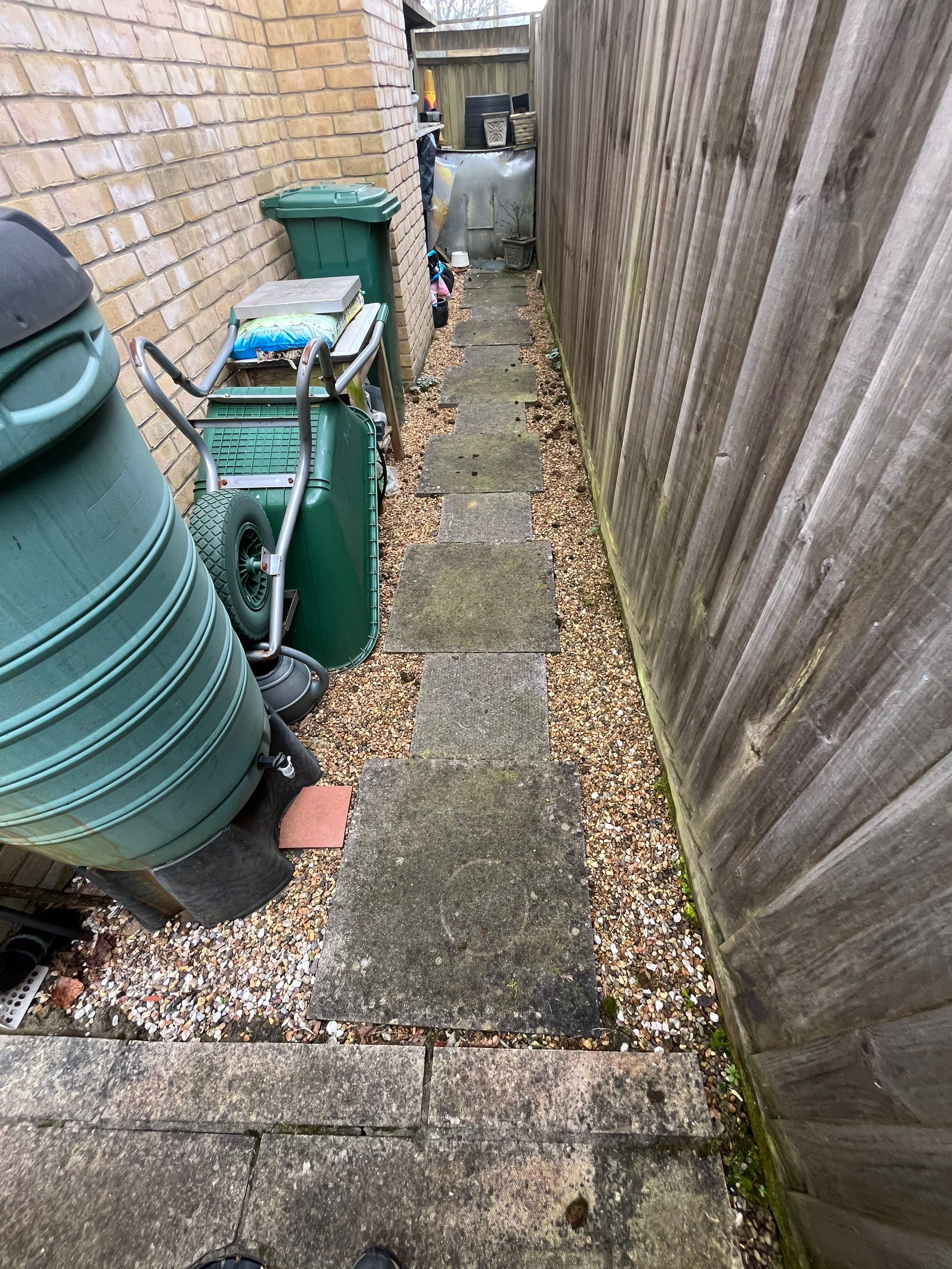 Patio and Render Clean using Honda 21lt High Pressure Machine by Ges Exterior Cleaning ltd