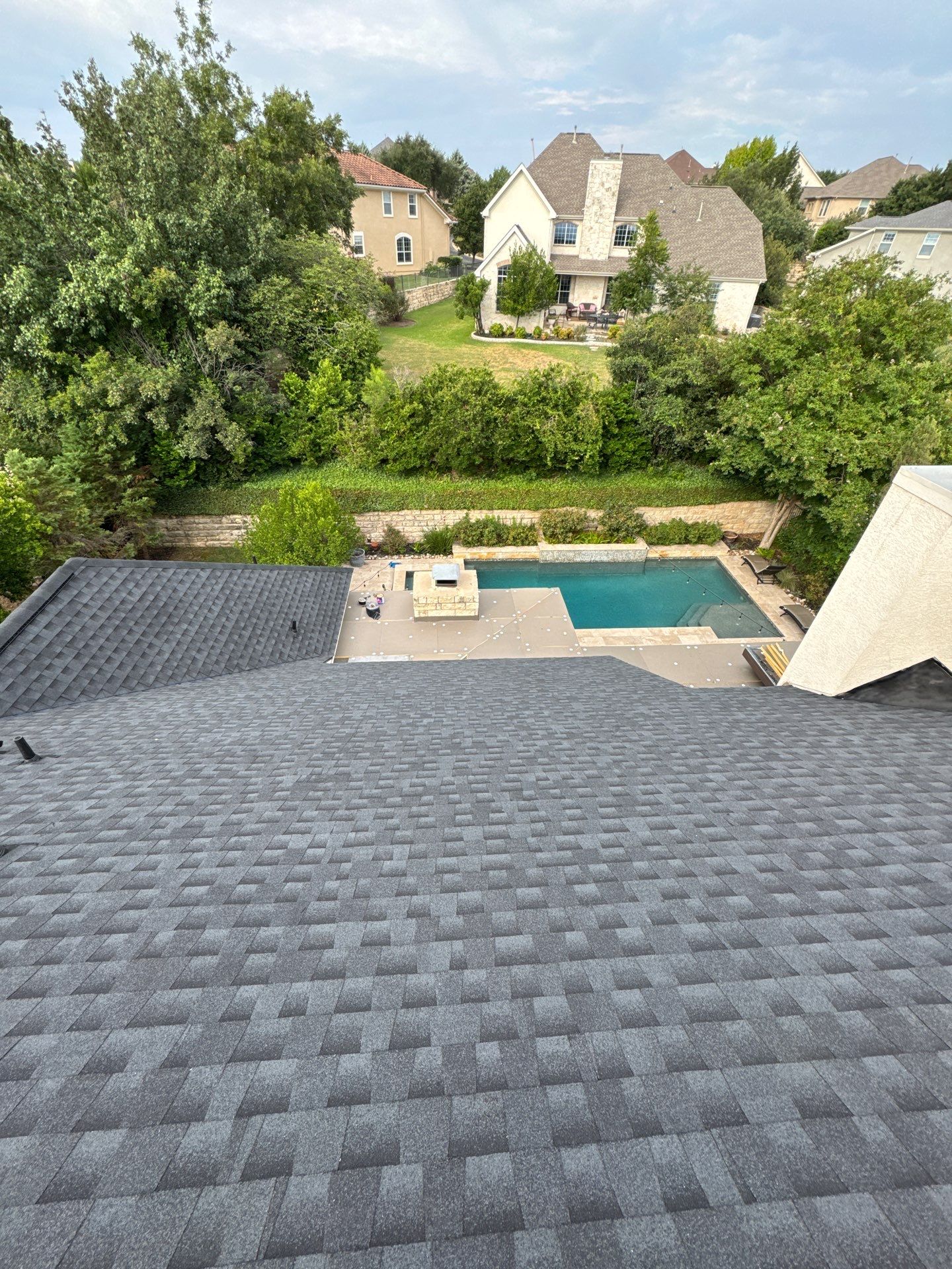 Residential Roof Replacement using GAF HDZ - Charcoal shingles by Elite Roofing LLC