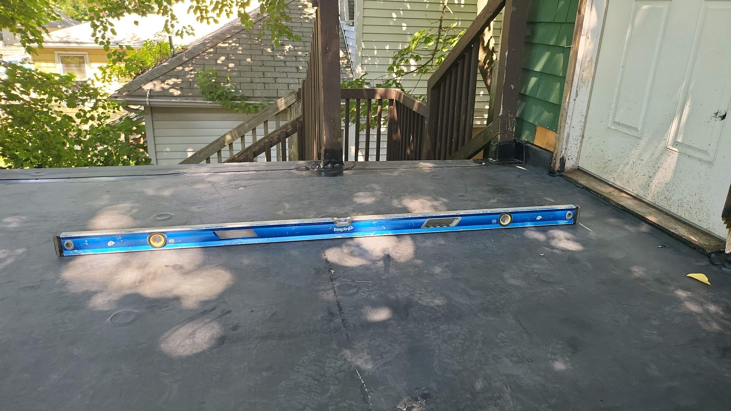 Deck Installation using EPDM substrate by A Plus Exterior