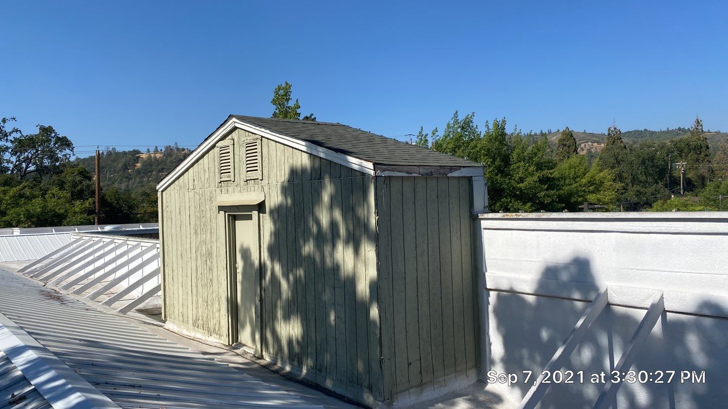 Foam Refurbish using Conklin Benchmark/PUMA XL coatings and spray foam by Straight Edge Roofing Inc