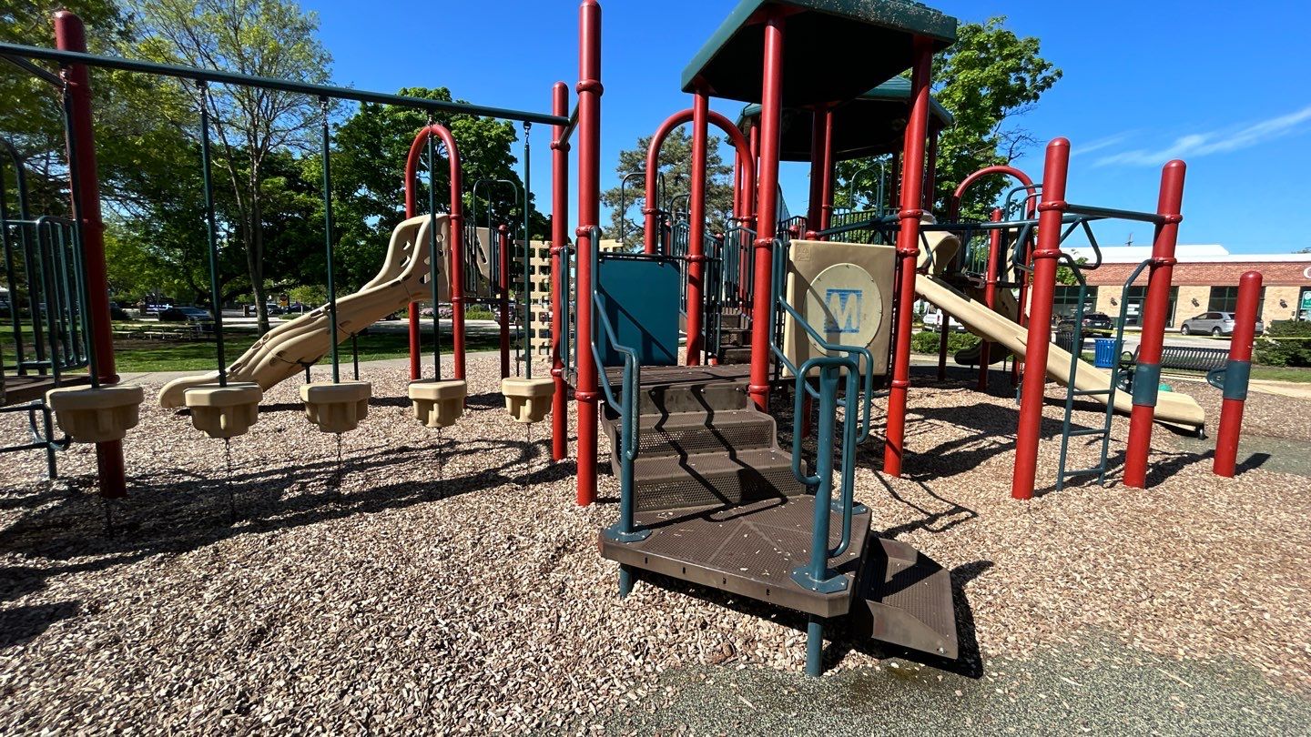 Playground cleaning by Northern Power Washing LLC.