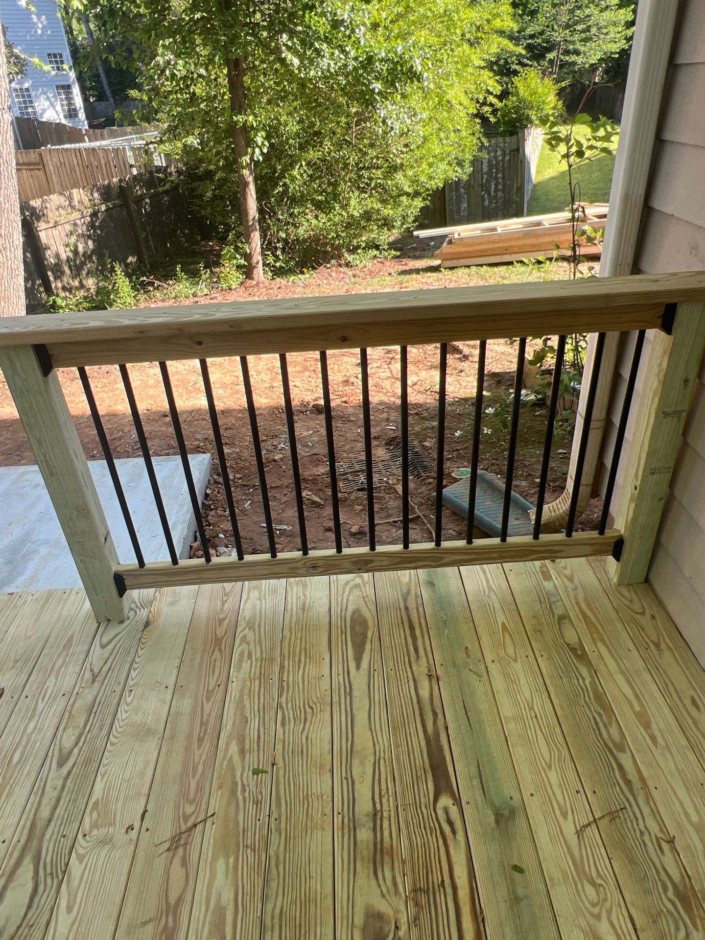 Wood Deck Build in Alpharetta, GA by Nelson Exteriors 