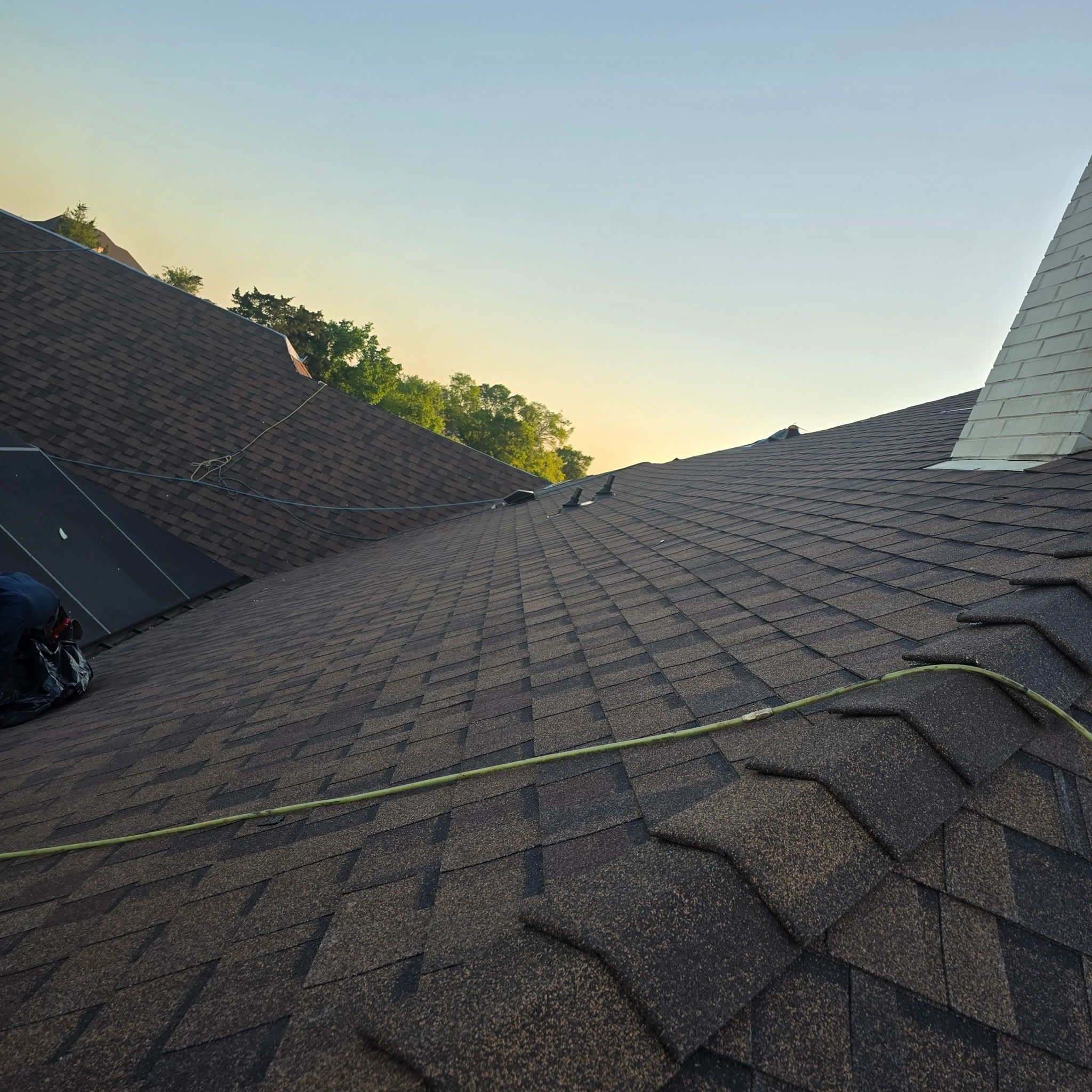 Residential Roofing Installation using CertainTeed Landmark ClimateFlex Shingles by Harvey Roofing & Construction