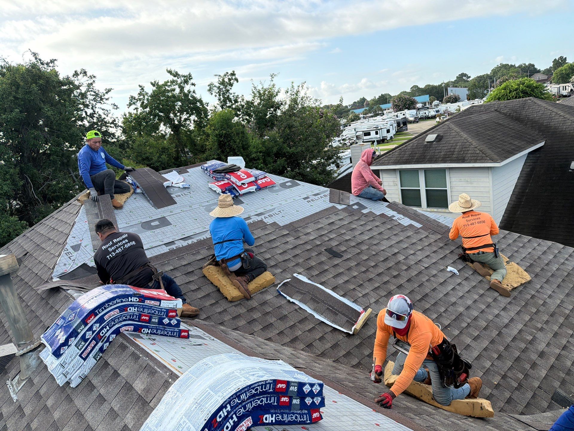 Roof Replacement in Dickinson TX by Roof Repair Company