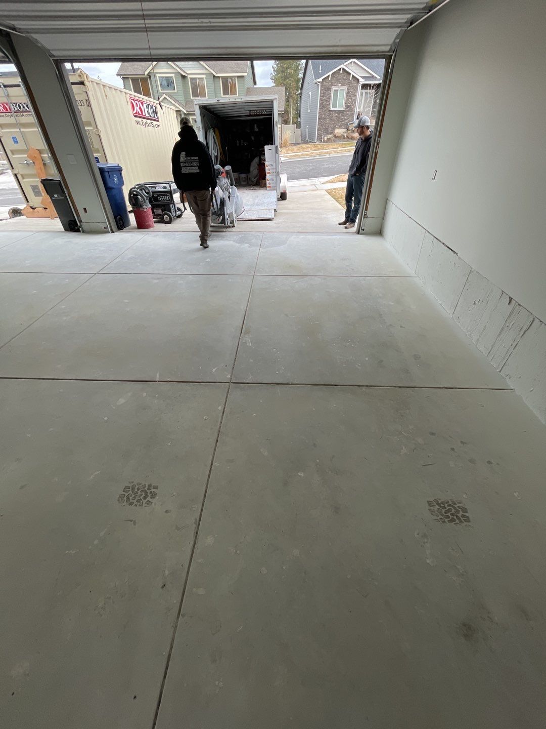 Garage Transformation using Pebble Beach by Croc Coatings, LLC